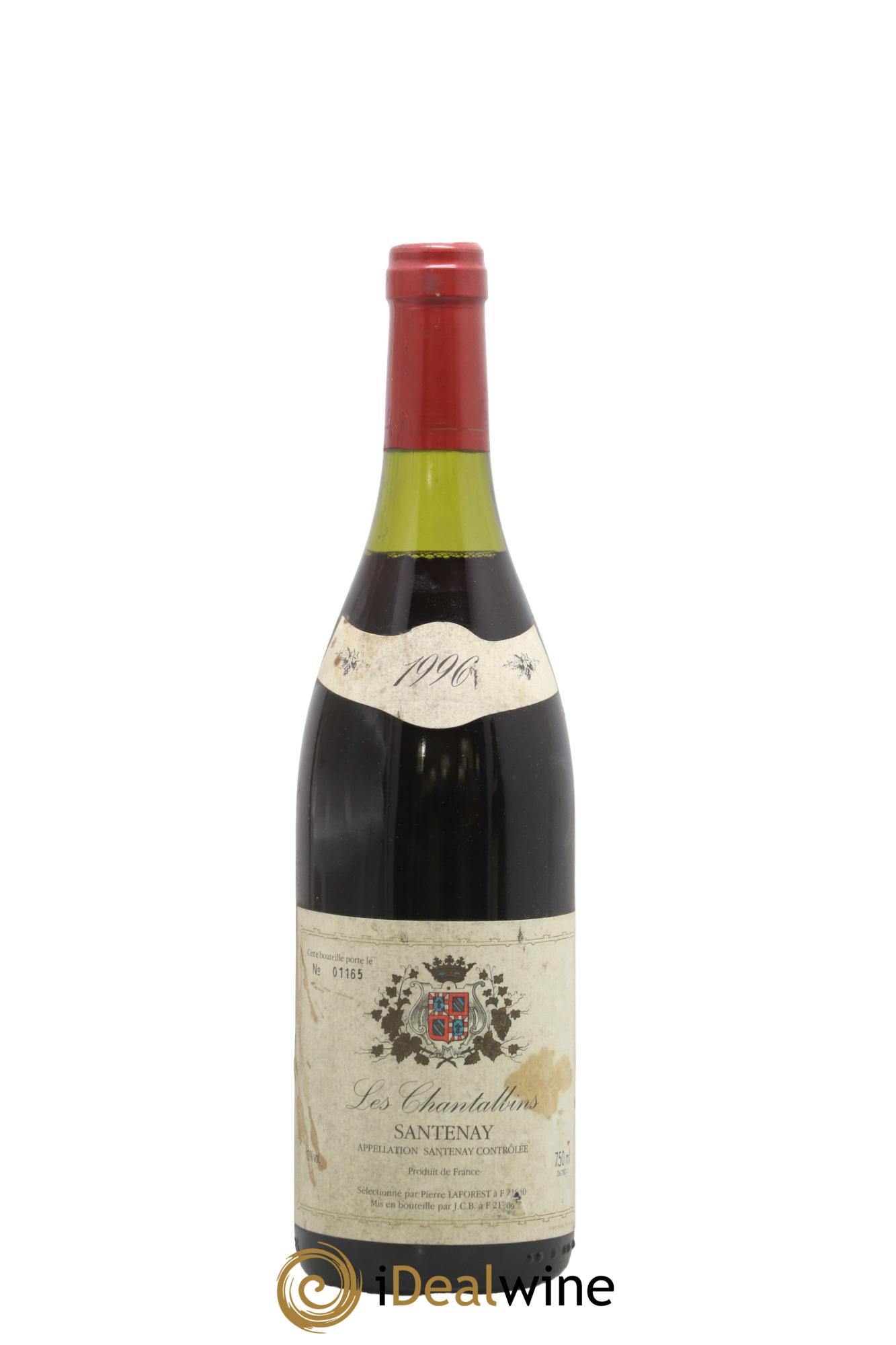 Santenay Les Chantalbins Pierre Laforest 1996 - Lot de 1 bouteille - 0