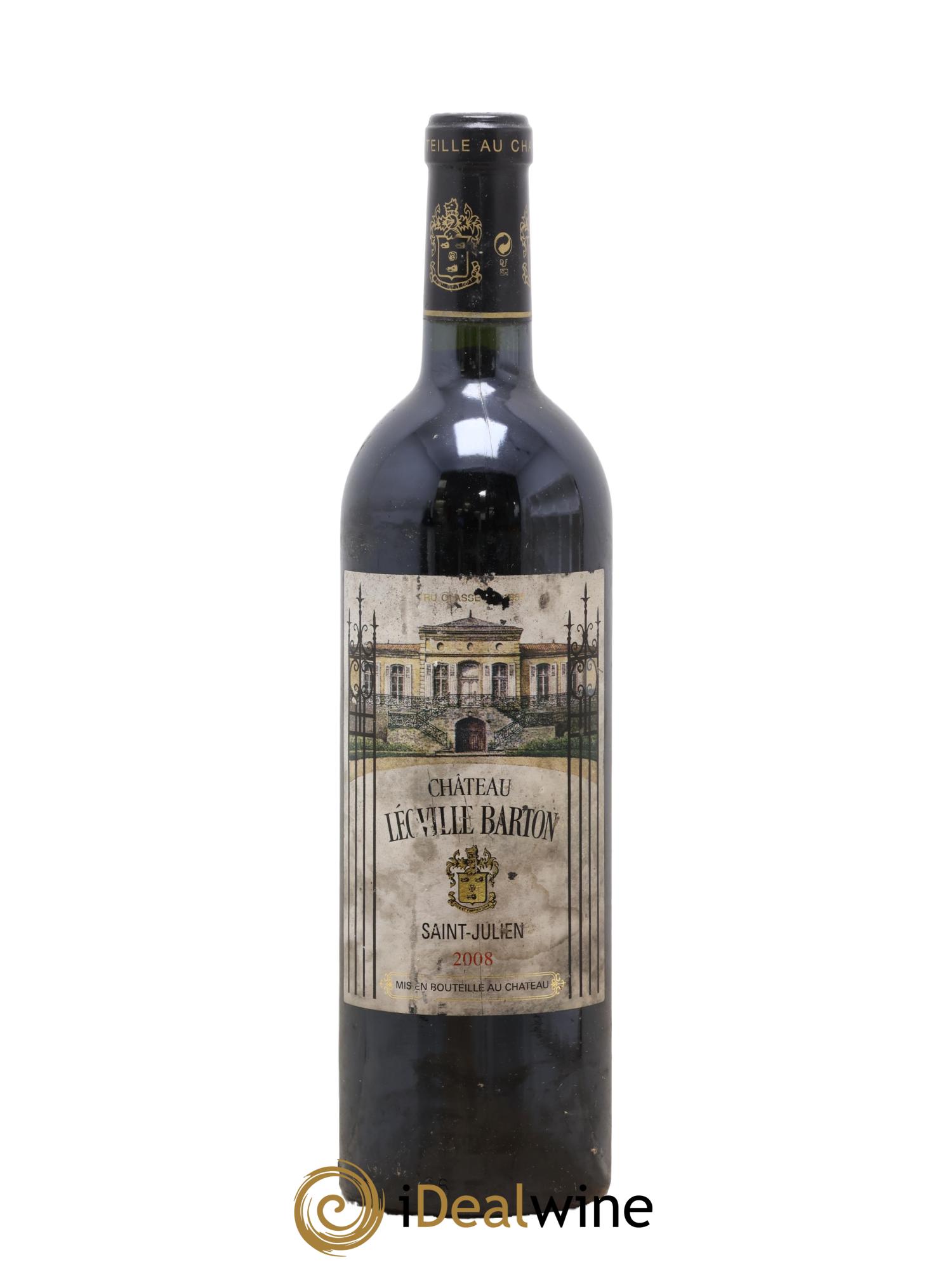 Château Léoville Barton 2ème Grand Cru Classé 2008 - Lotto di 1 bottiglia - 0