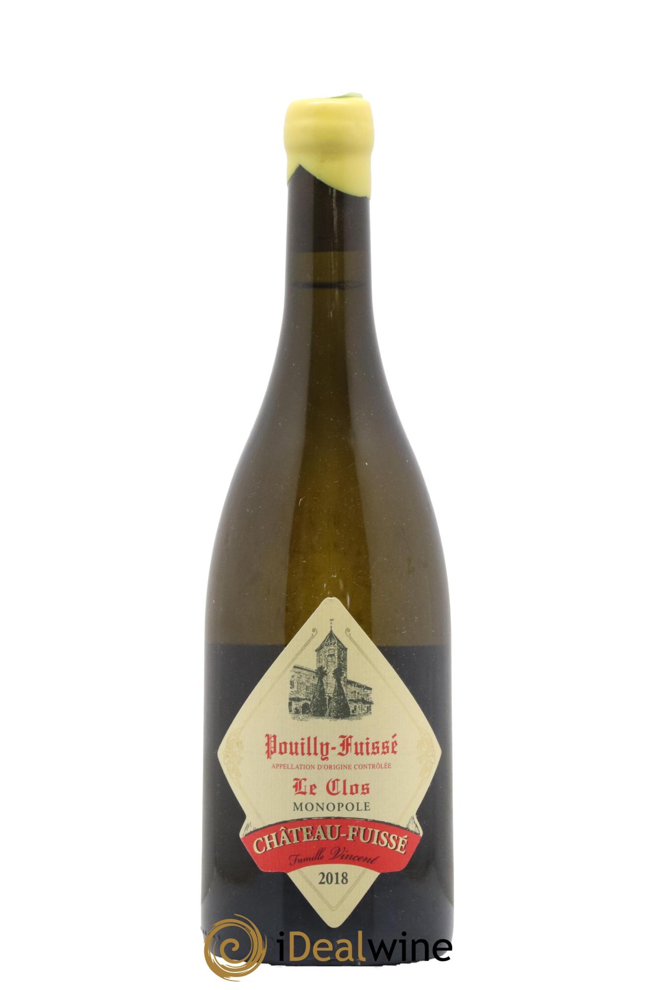 Pouilly-Fuissé Premier Cru Clos Monopole Château Fuissé 2018 - Lot de 1 bouteille - 0