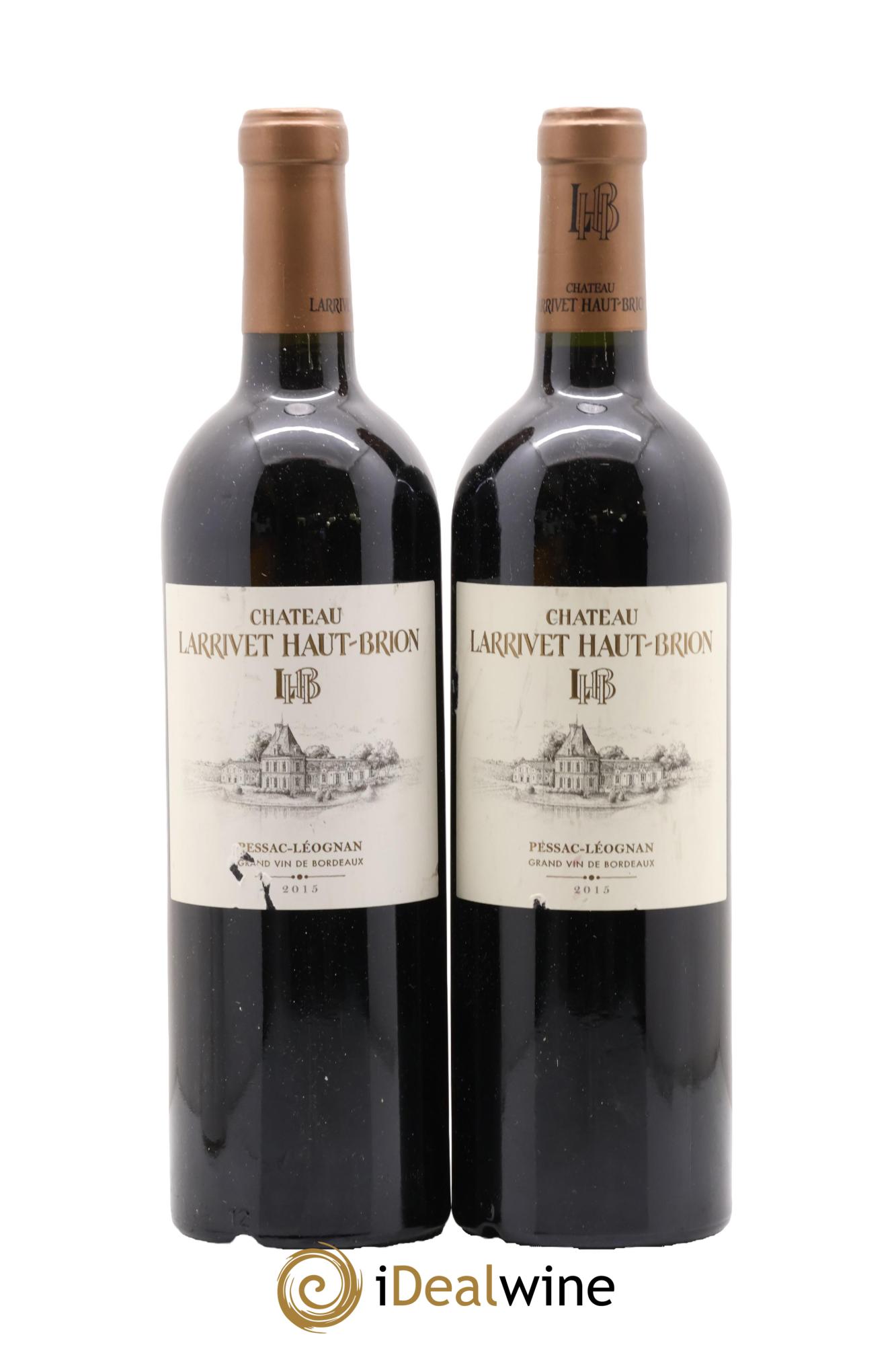 Château Larrivet Haut-Brion 2015 - Lot de 2 bouteilles - 0