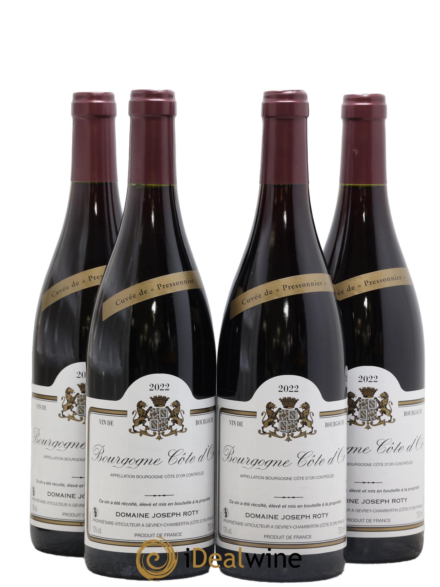 Bourgogne Cuvée de Pressonnier Joseph Roty (Domaine) 2022 - Lot de 4 bouteilles - 0