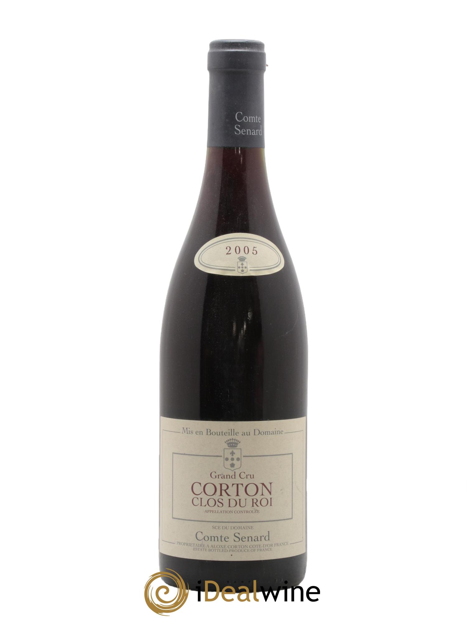 Corton Grand Cru Clos du Roi Comte Senard 2005 - Lot de 1 bouteille - 0
