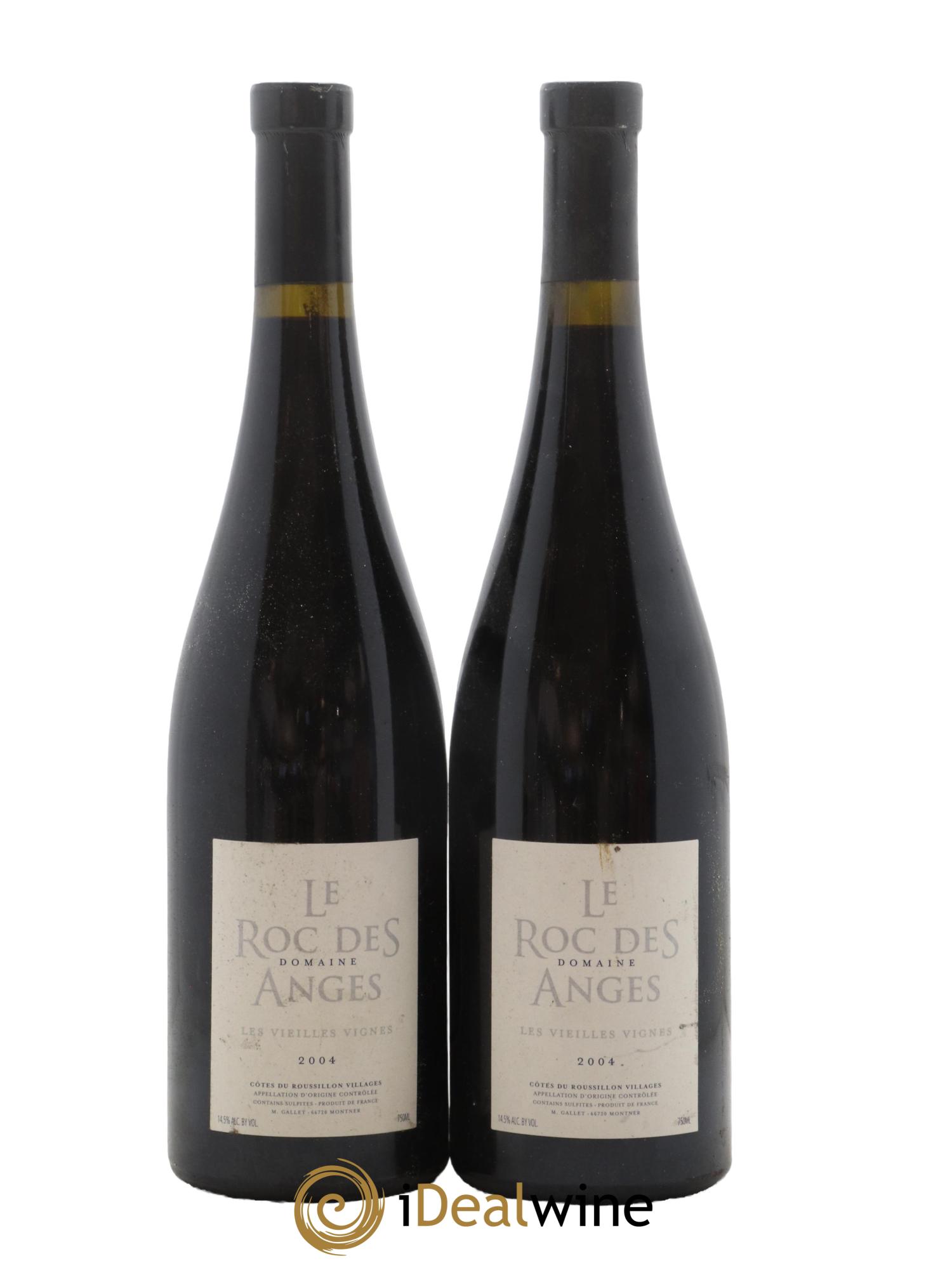 Côtes du Roussillon Vieilles Vignes Roc des Anges 2004 - Lotto di 2 bottiglie - 0