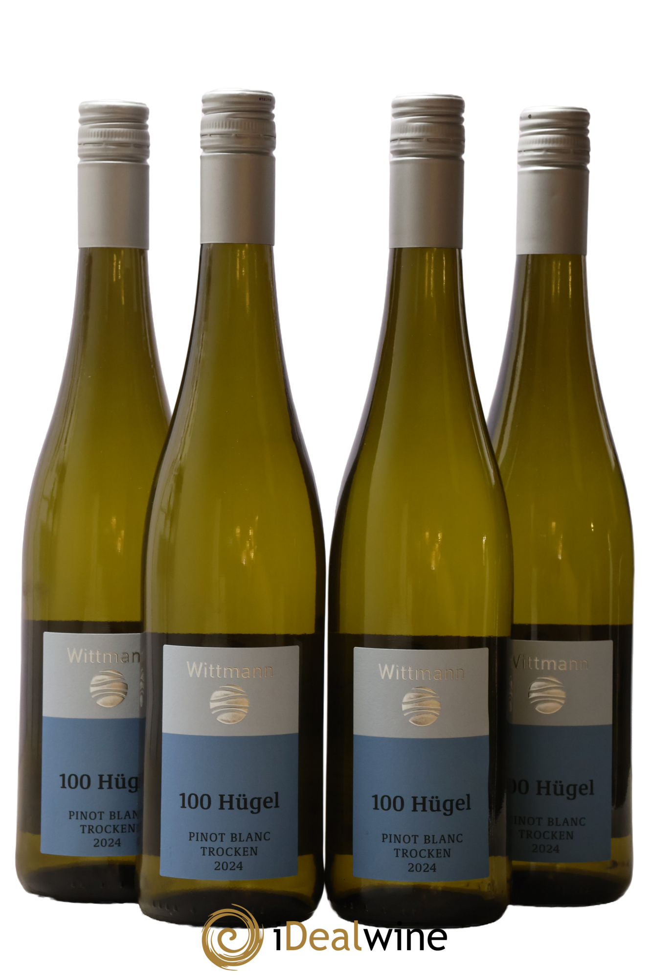 Allemagne Rheinhessen Trocken 100 Hugel Pinot Blanc Wittmann 2024 - Lot de 4 bouteilles - 0