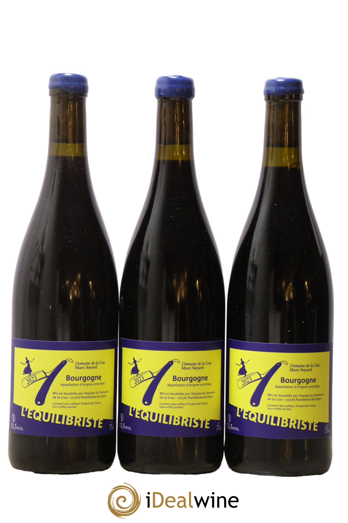 Bourgogne L'équilibriste Domaine de la Cras - Marc Soyard 2023 - Lot de 3 bouteilles - 0