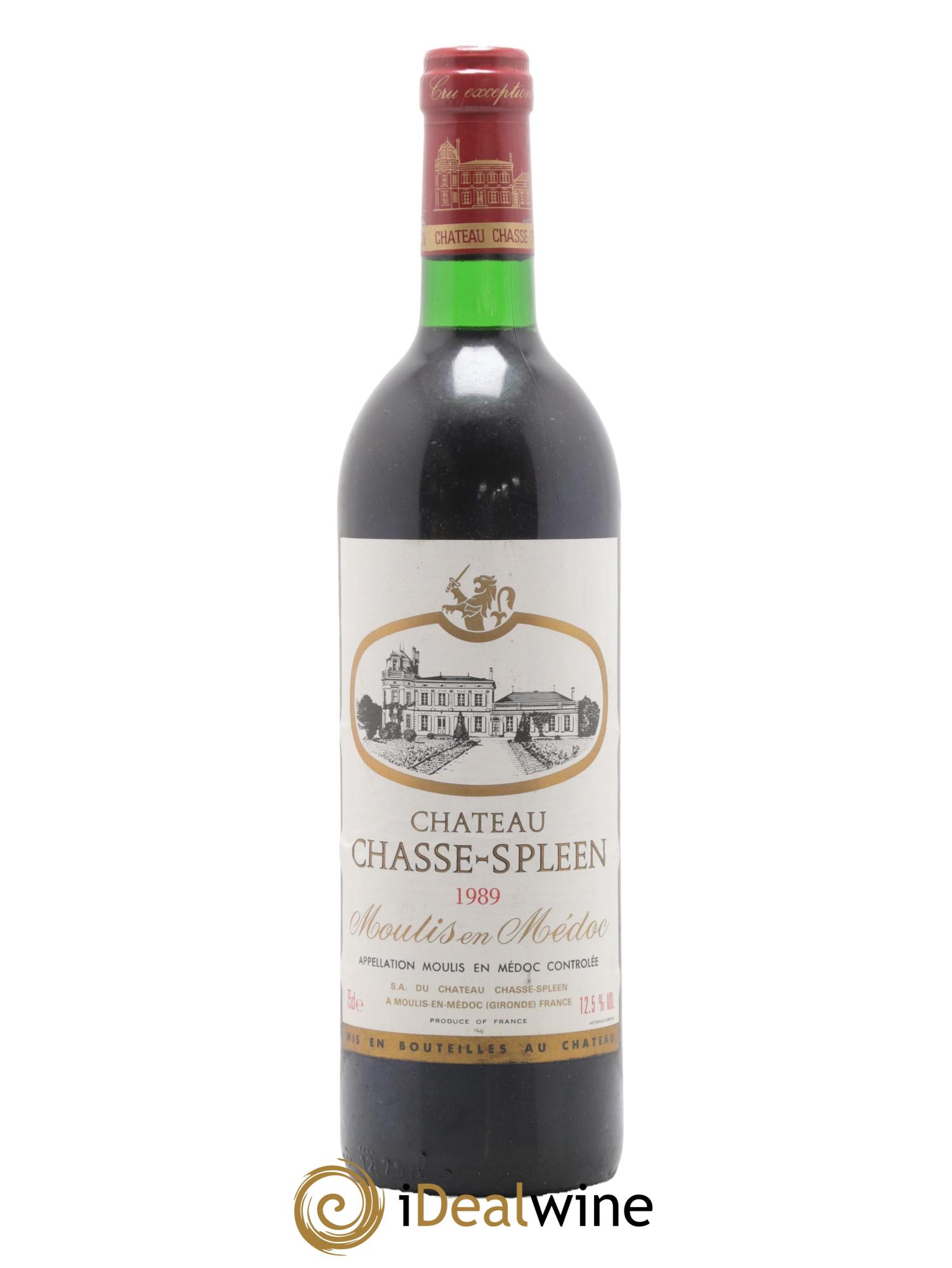 Château Chasse Spleen 1989 - Lot de 1 bouteille - 0