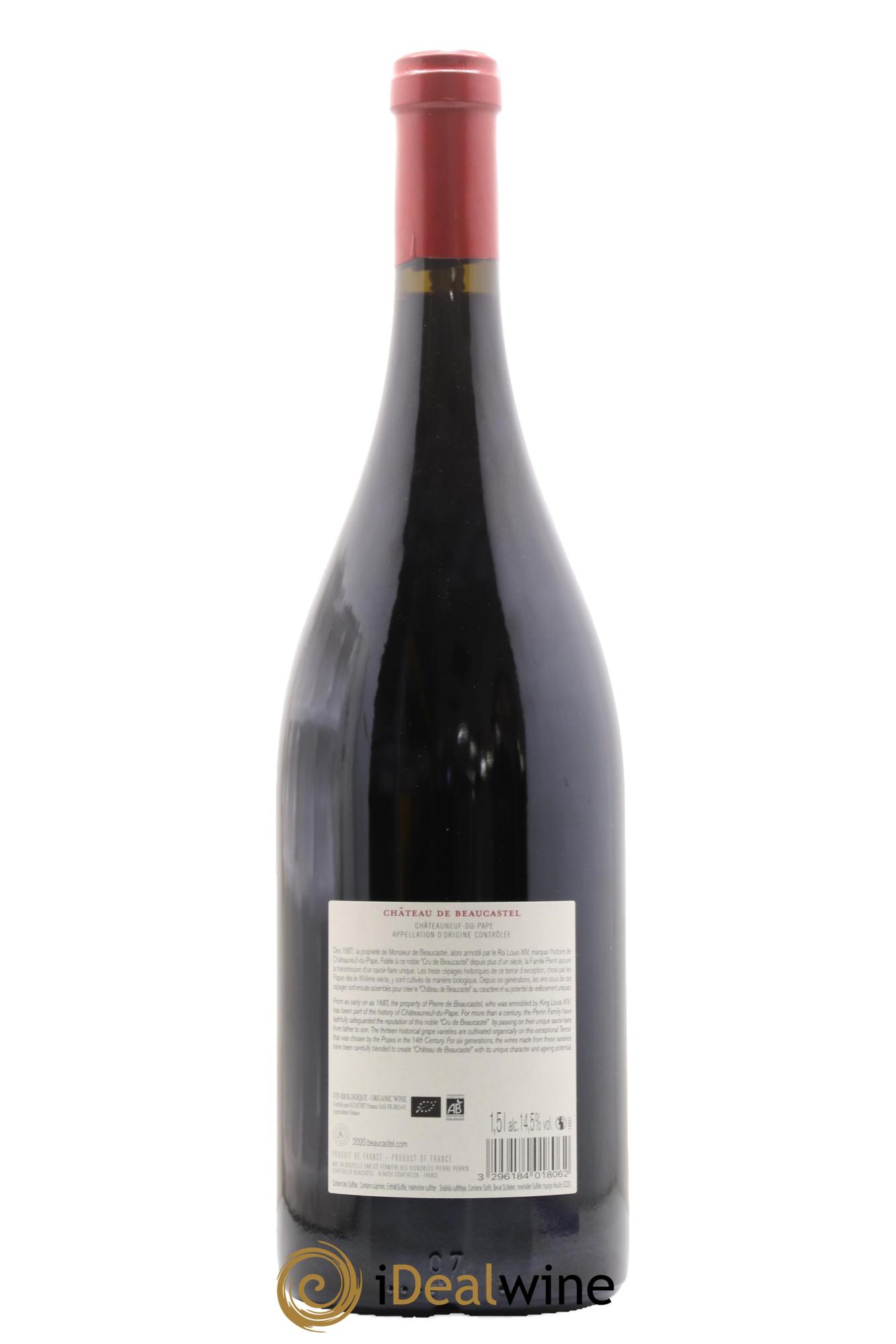 Châteauneuf-du-Pape Château de Beaucastel Famille Perrin 2020 - Lot de 1 magnum - 1