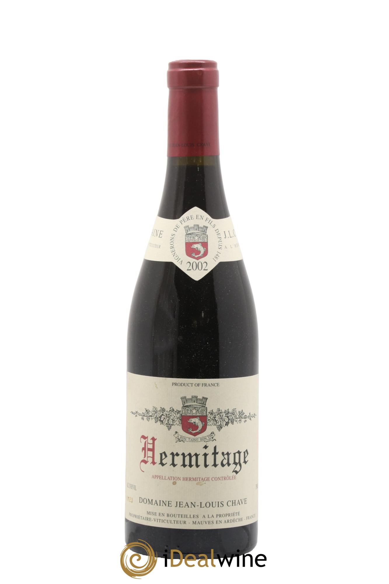 Hermitage Jean-Louis Chave 2002 - Lot de 1 bouteille - 0