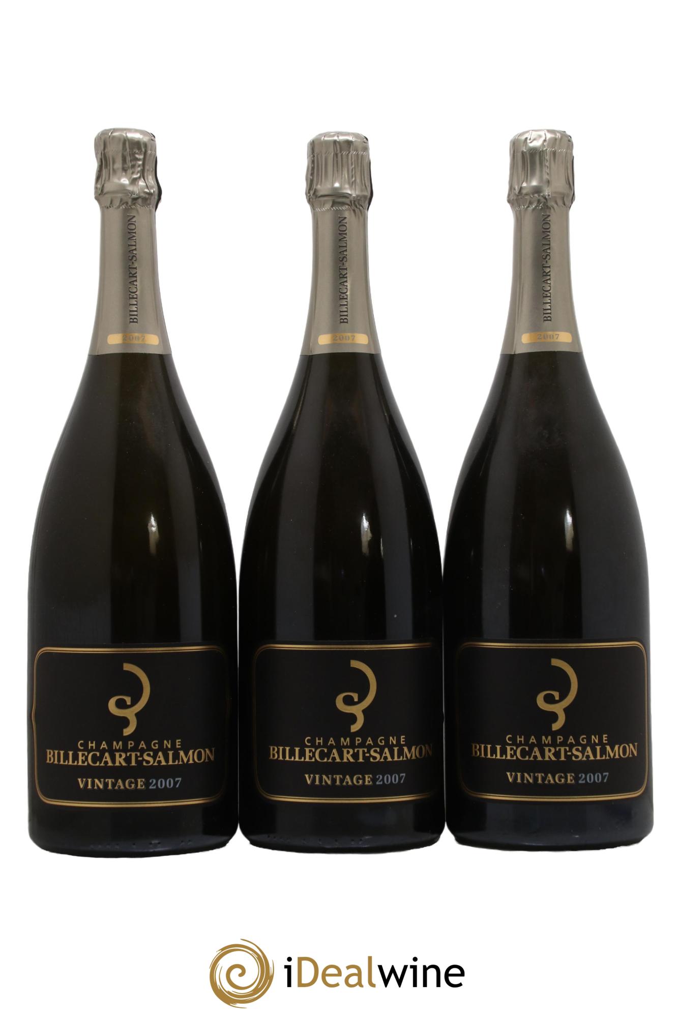 Vintage Billecart-Salmon 2007 - Lot de 3 magnums - 0