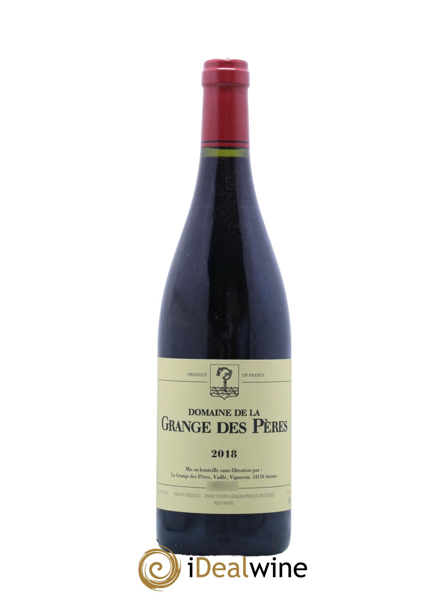 Pays d'Hérault Grange des Pères Laurent Vaillé 2018 - Lot de 1 bouteille - 0