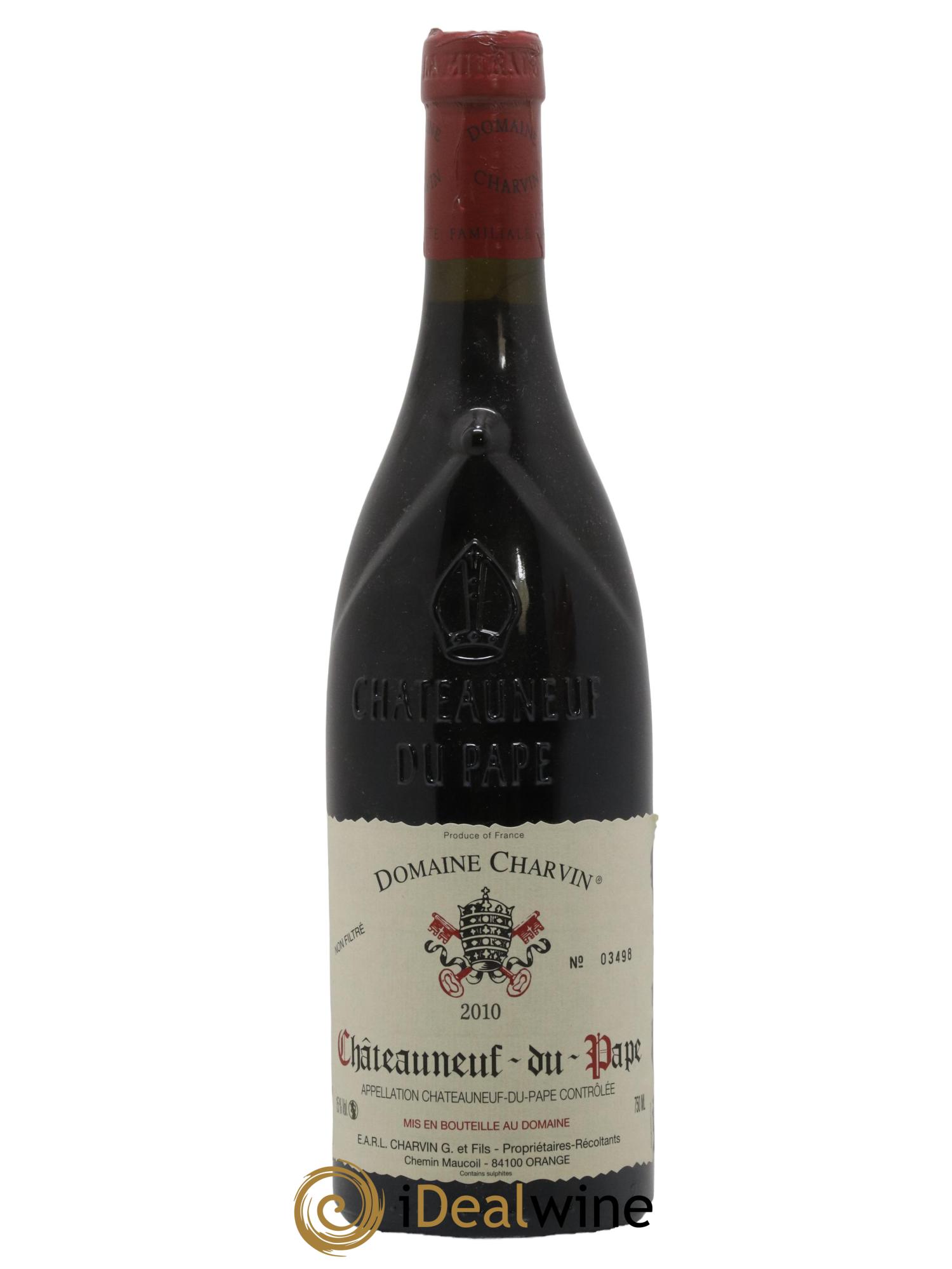 Châteauneuf-du-Pape Charvin (Domaine) 2010 - Lot de 1 bouteille - 0