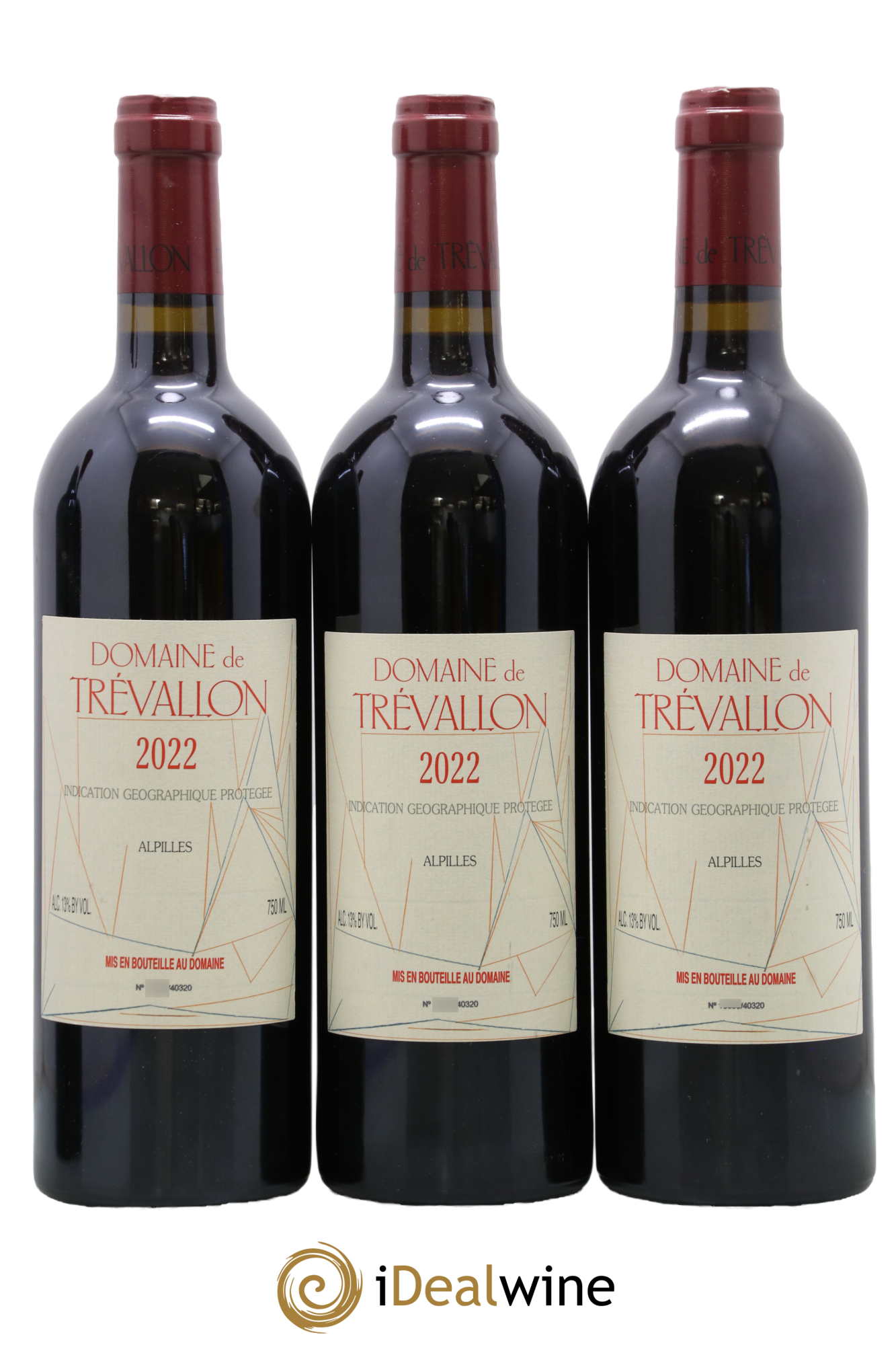 Alpilles Trévallon (Domaine de) Eloi Dürrbach 2022 - Lot de 3 bouteilles - 0