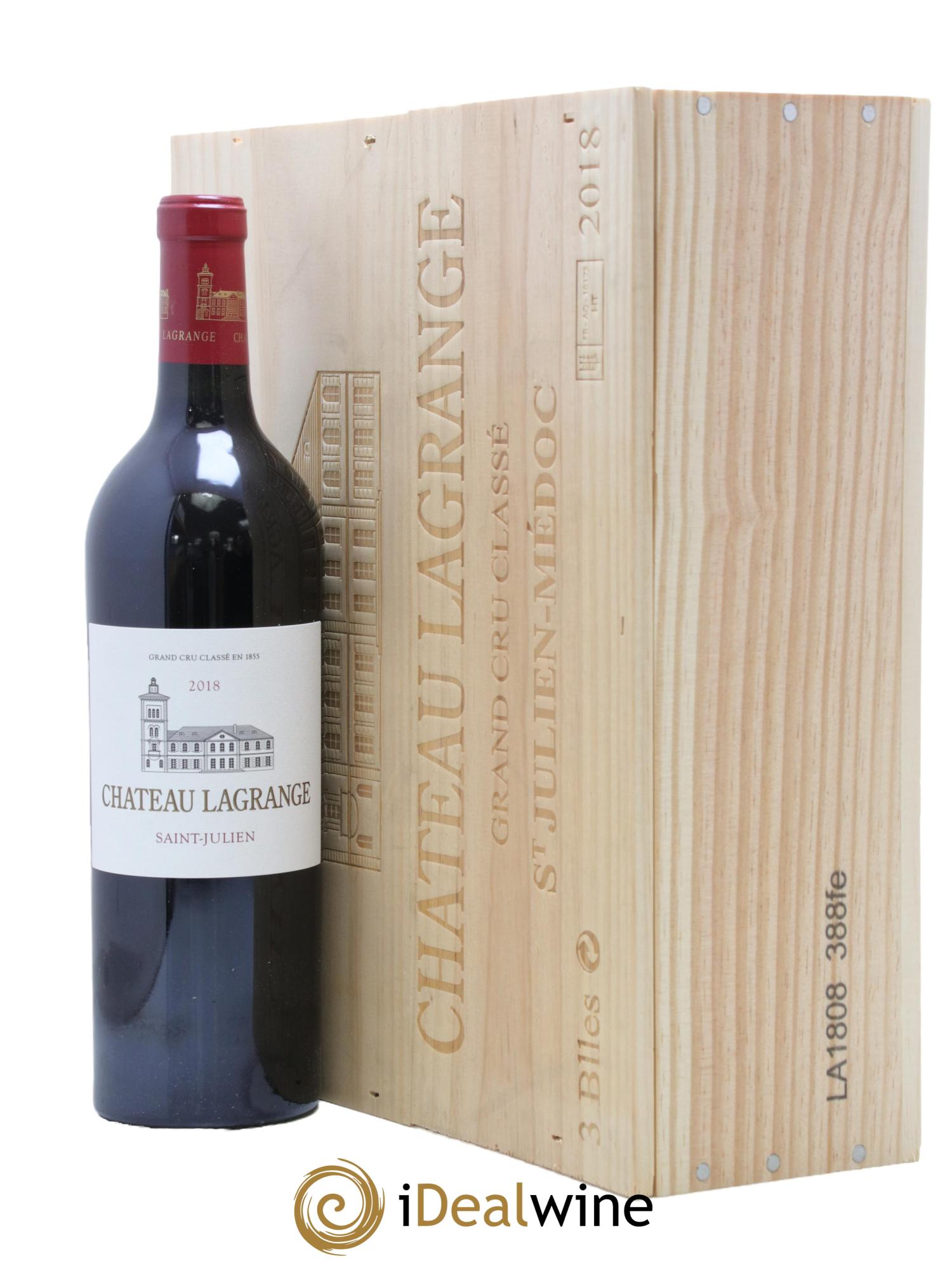 Château Lagrange 3ème Grand Cru Classé 2018 - Lotto di 3 bottiglie - 1