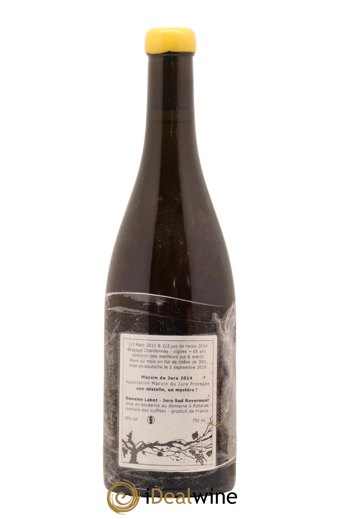 Macvin du Jura Romain - Julien  - Charline Labet  2014 - Lot de 1 bouteille - 1