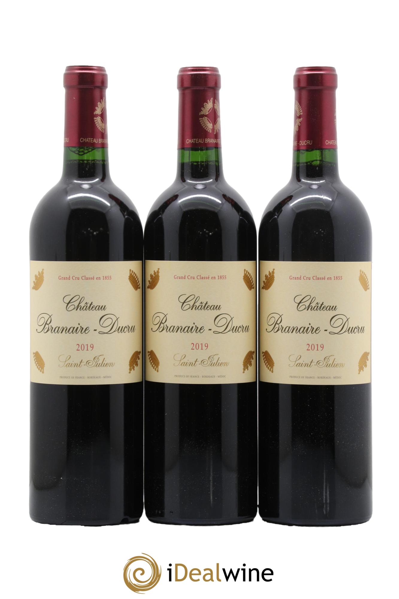 Château Branaire Ducru 4ème Grand Cru Classé 2019 - Lot de 12 bouteilles - 3