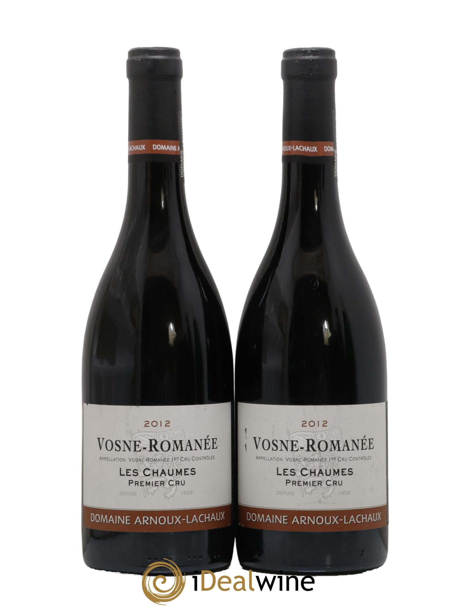 Vosne-Romanée 1er Cru Les Chaumes Arnoux-Lachaux (Domaine) 2012 - Lot de 2 bouteilles - 0