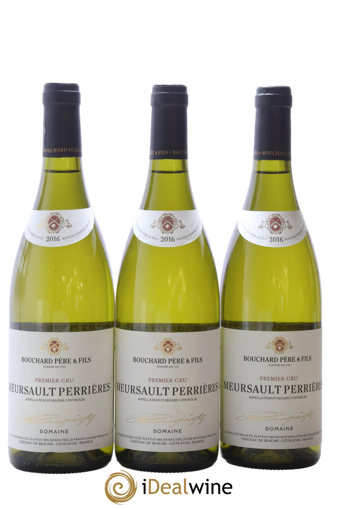 Meursault 1er Cru Perrières Bouchard Père & Fils 2016 - Lot de 3 bouteilles - 0