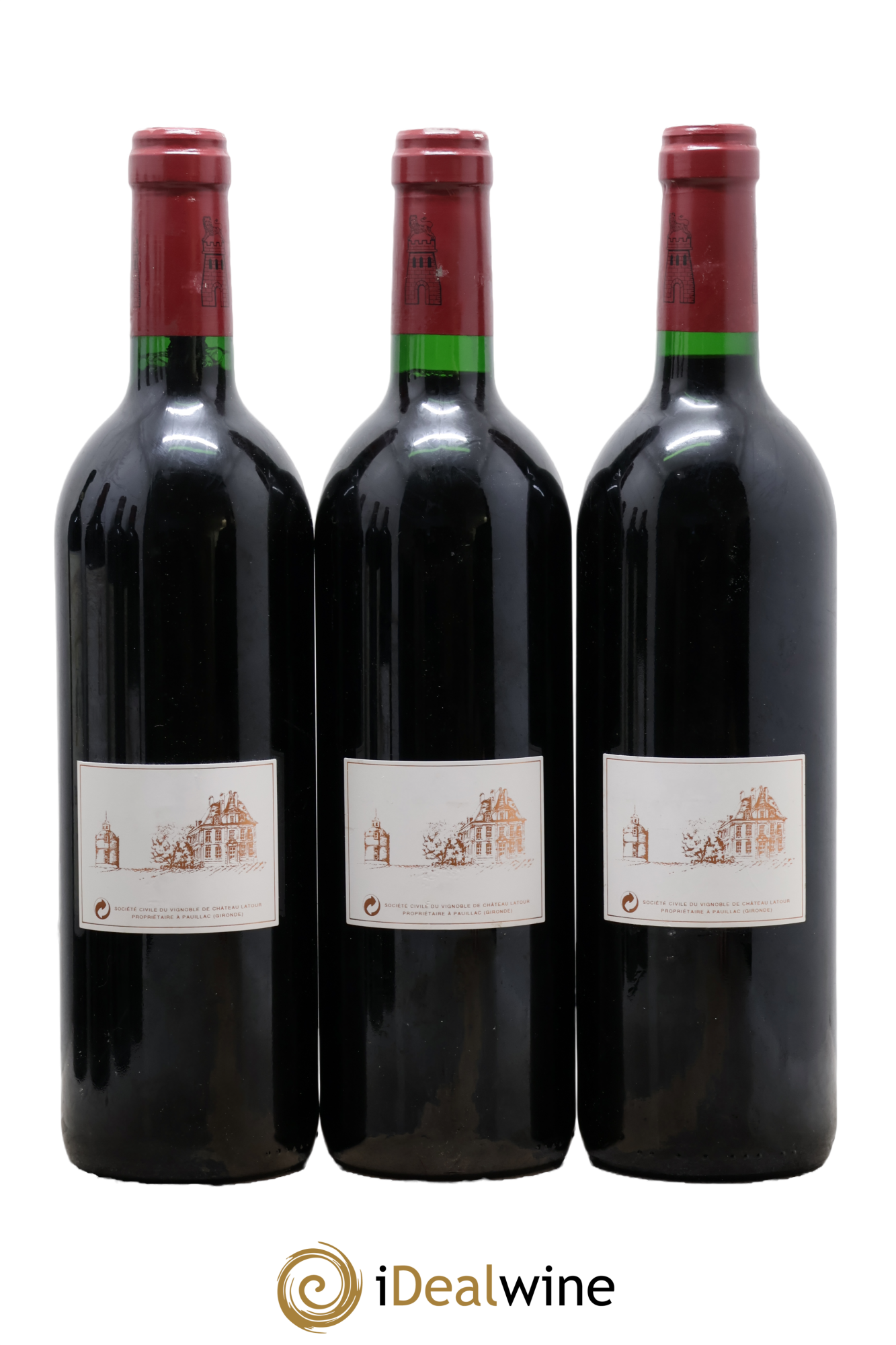 Château Latour 1er Grand Cru Classé 1996 - Posten von 3 Flaschen - 1