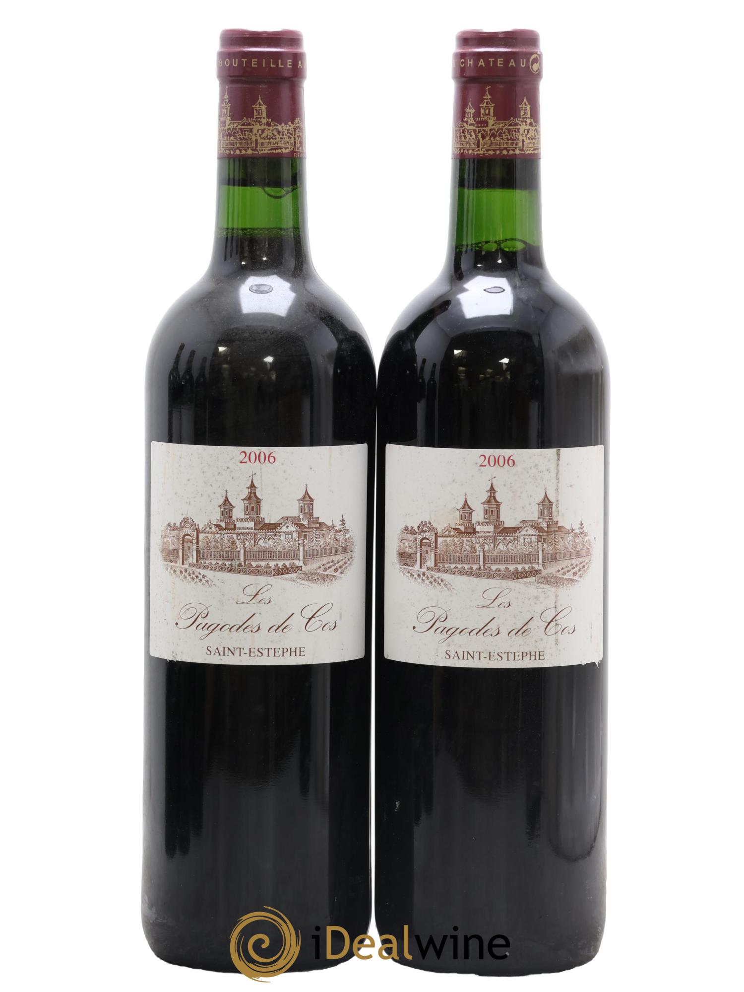 Les Pagodes de Cos Second Vin 2006 - Posten von 2 Flaschen - 0