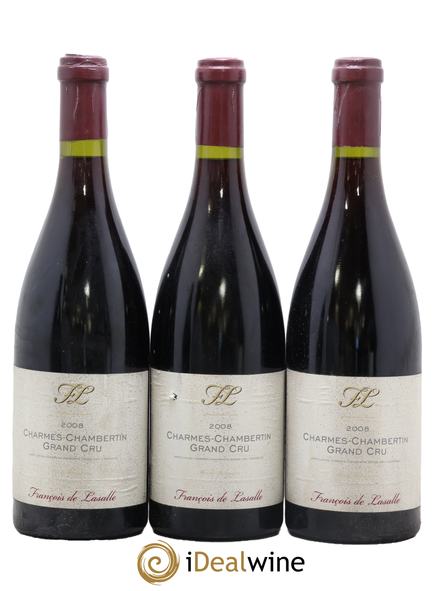 Charmes-Chambertin Grand Cru François de Lasalle 2008 - Posten von 3 Flaschen - 0