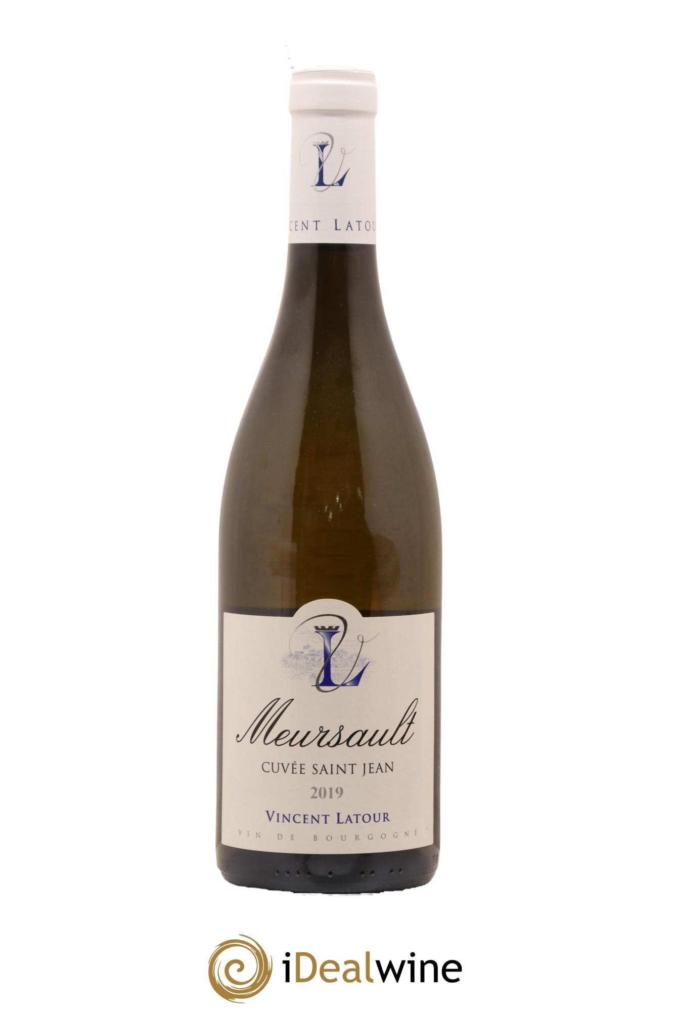 Meursault Cuvee Saint Jean Domaine Vincent Latour 2019 - Lot de 1 bouteille - 0