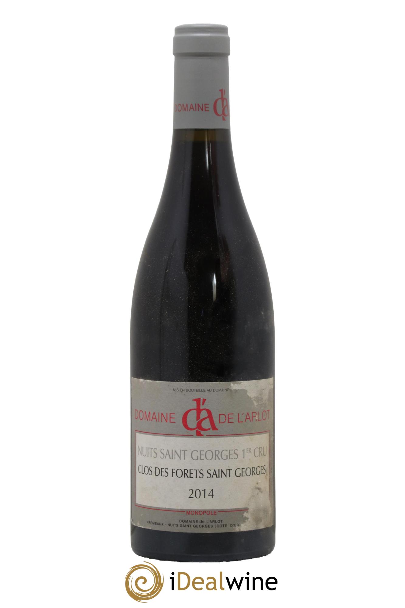 Nuits-Saint-Georges 1er Cru Clos des Forêts Saint-Georges Domaine de l'Arlot 2014 - Lot de 1 bouteille - 0
