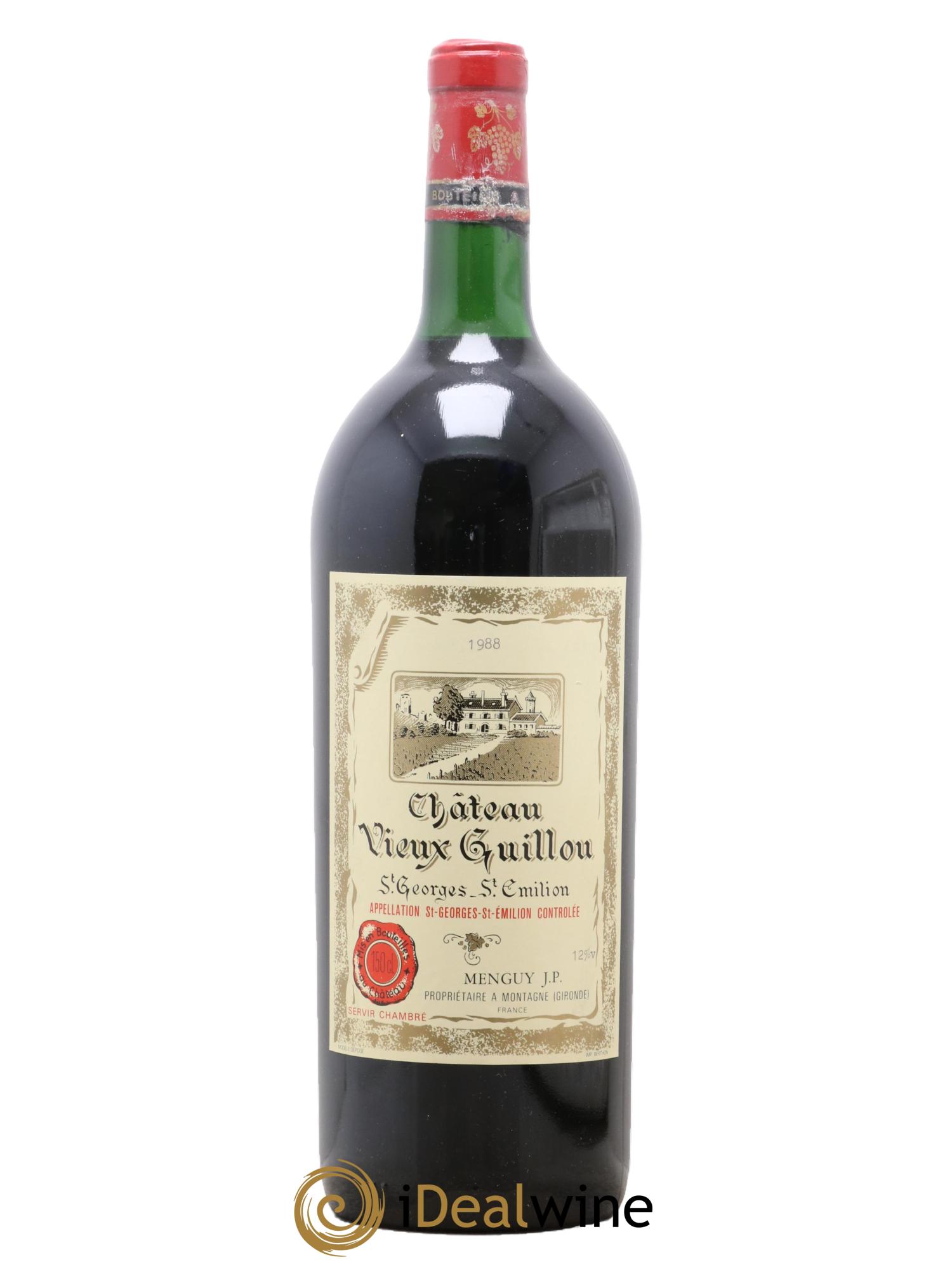Saint-Georges-Saint-Émilion Château Vieux Guillon 1988 - Lot de 1 magnum - 0