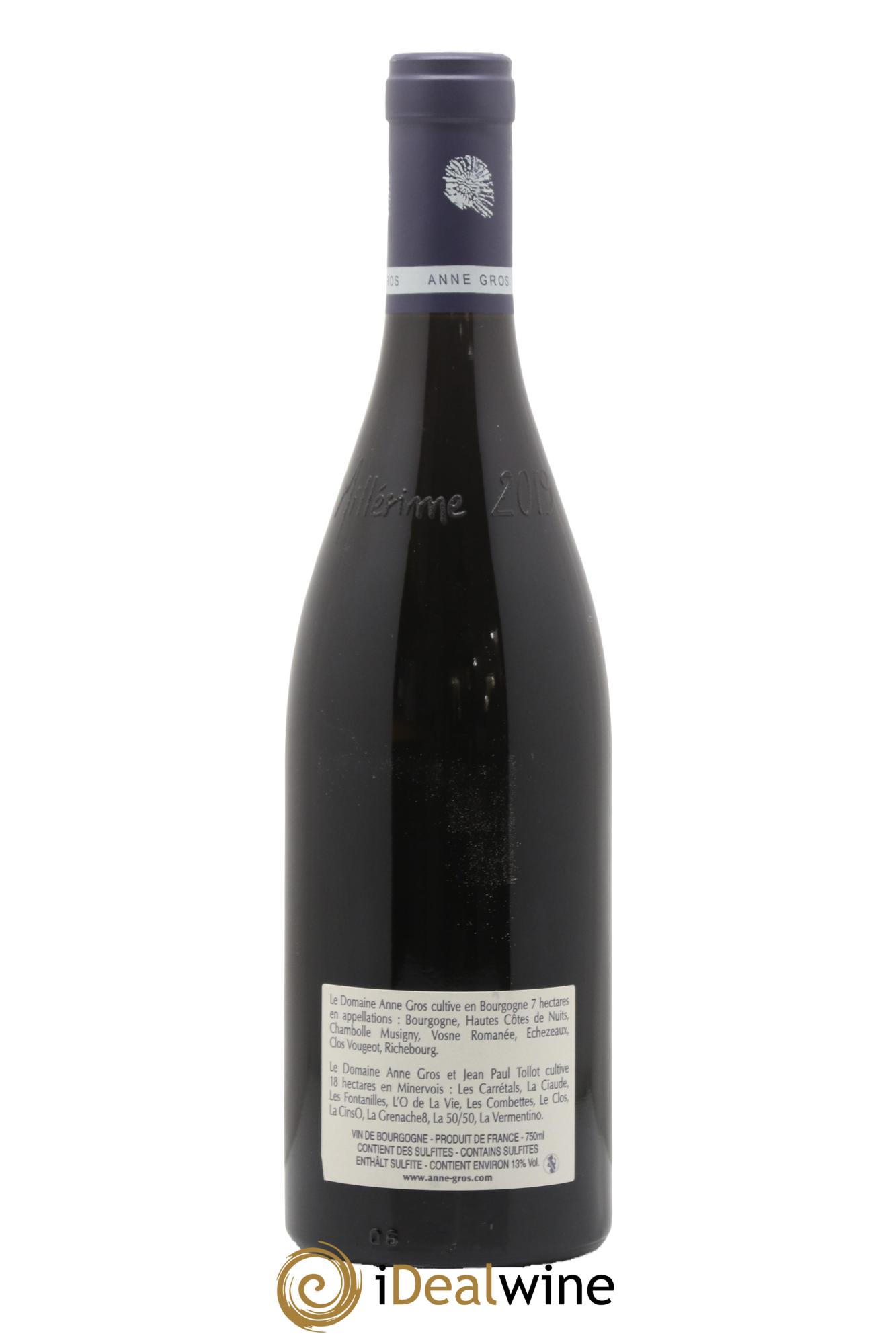 Richebourg Grand Cru Anne Gros 2019 - Lotto di 1 bottiglia - 1
