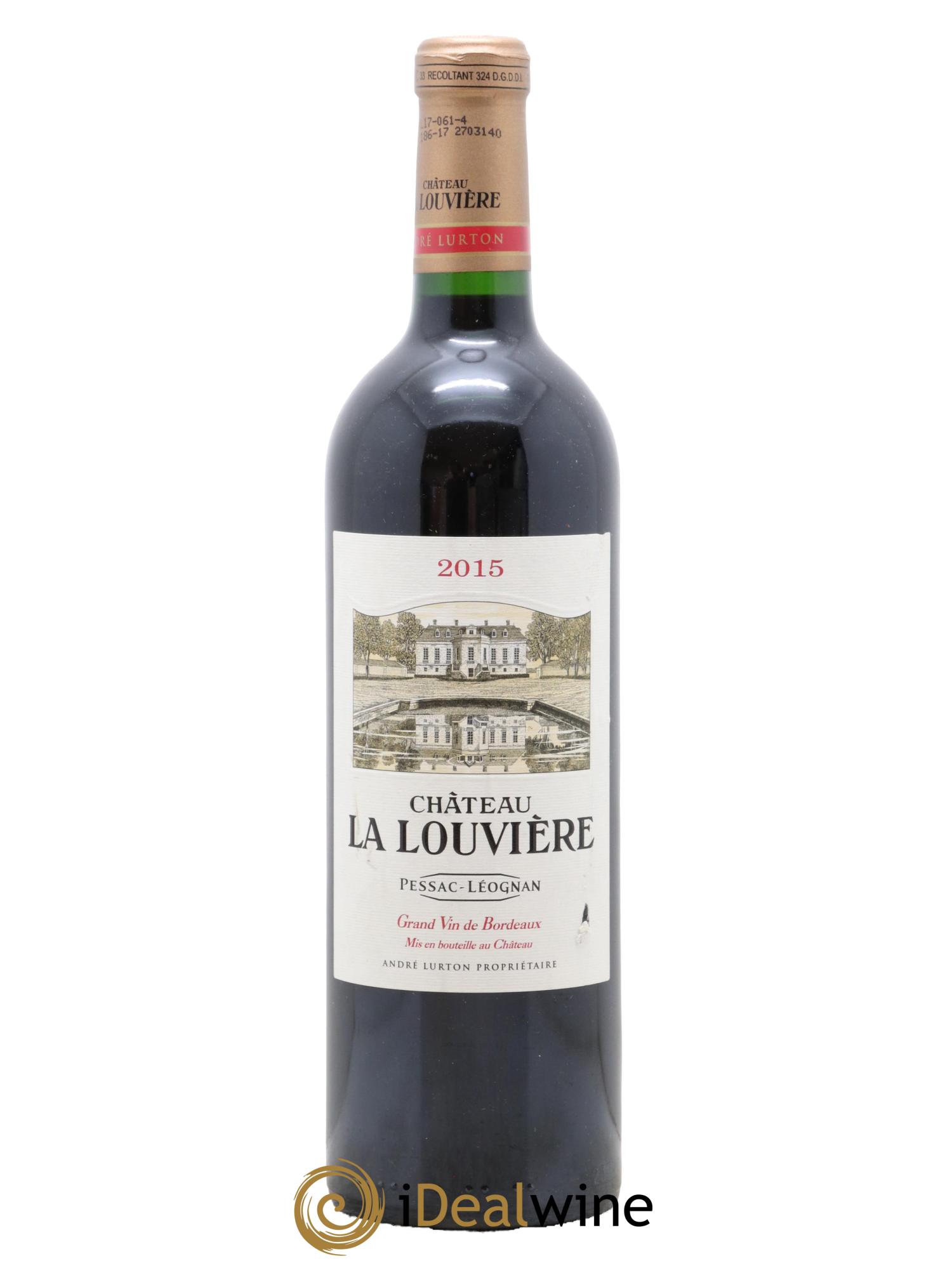 Château la Louvière 2015 - Lot de 1 bouteille - 0