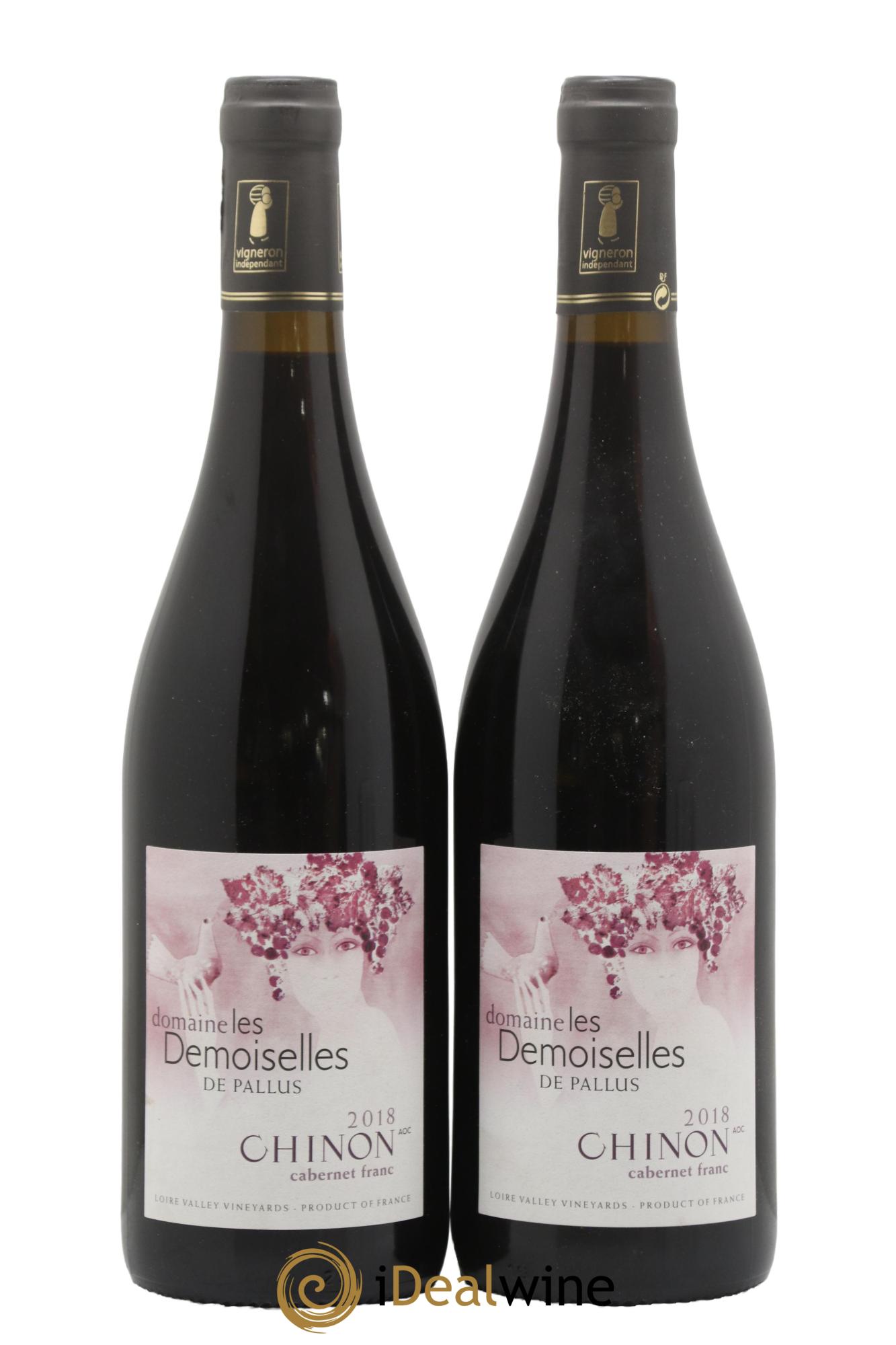Chinon Domaine Les Demoiselles De Pallus 2018 - Lot of 2 bottles - 0