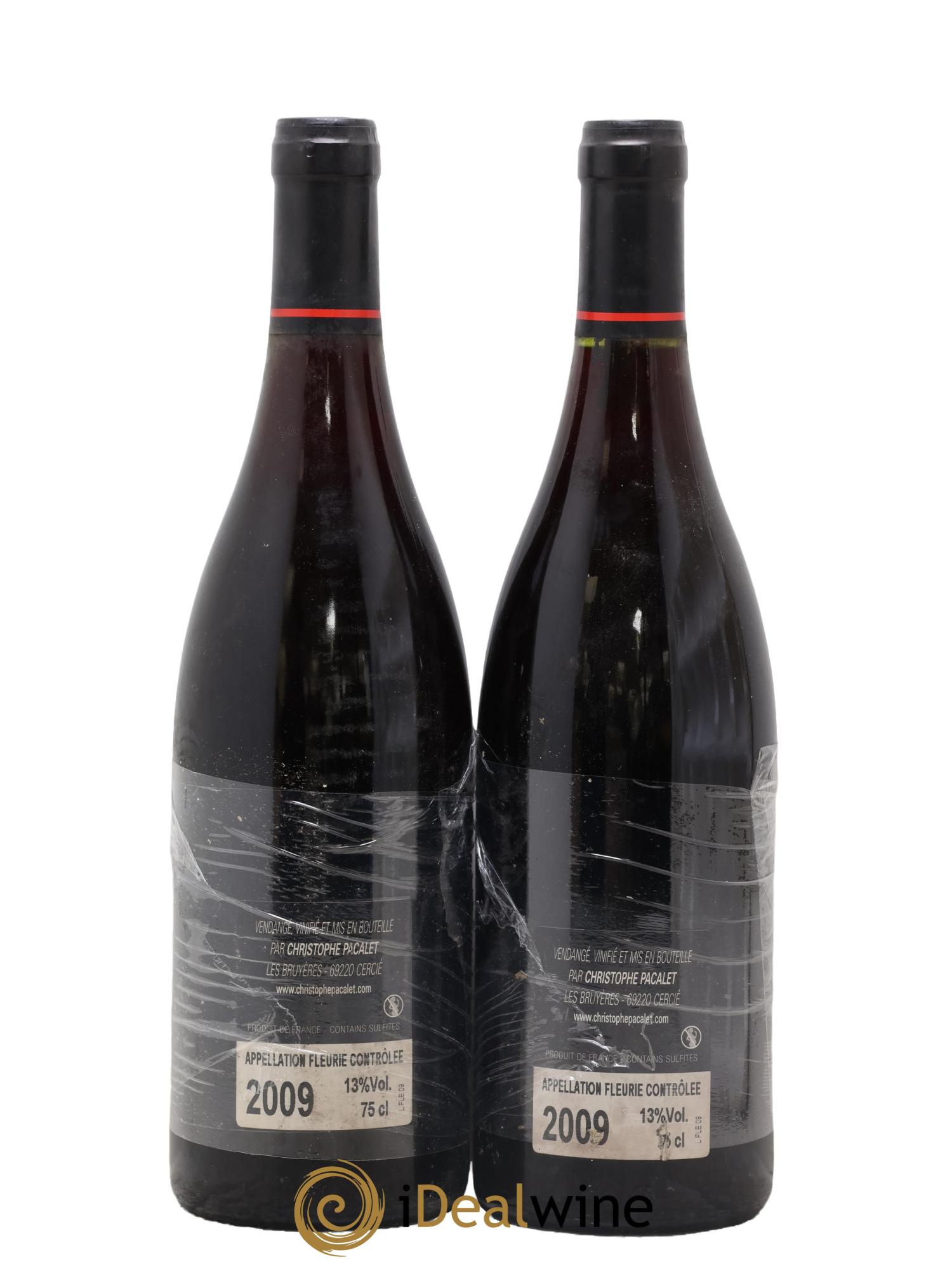 Fleurie Les Labourons Christophe Pacalet 2009 - Lotto di 2 bottiglie - 1