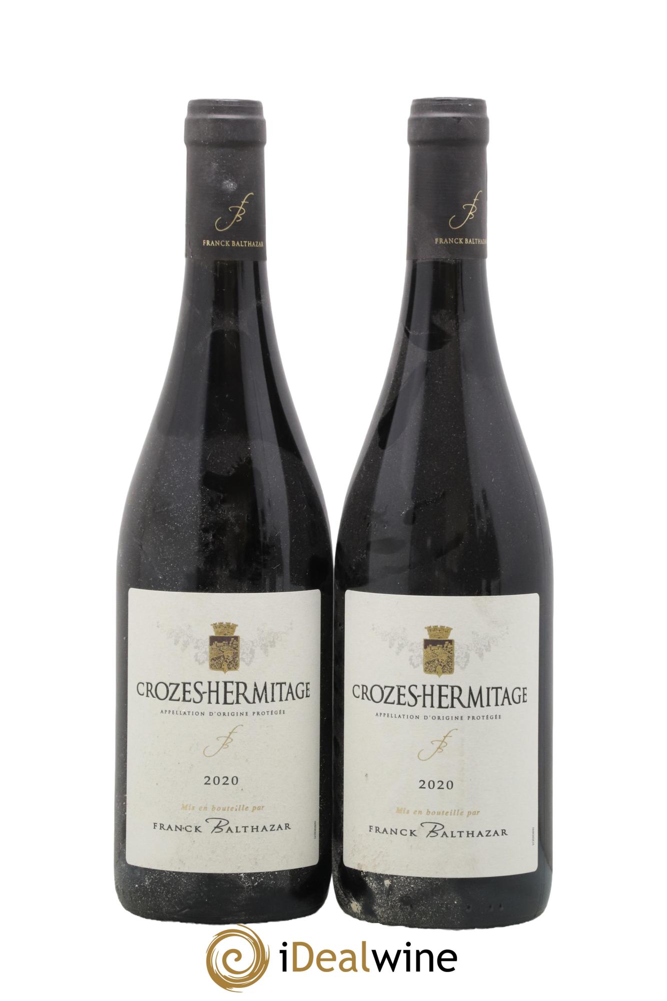 Crozes-Hermitage Franck Balthazar (Domaine) 2020 - Lot de 2 bouteilles - 0