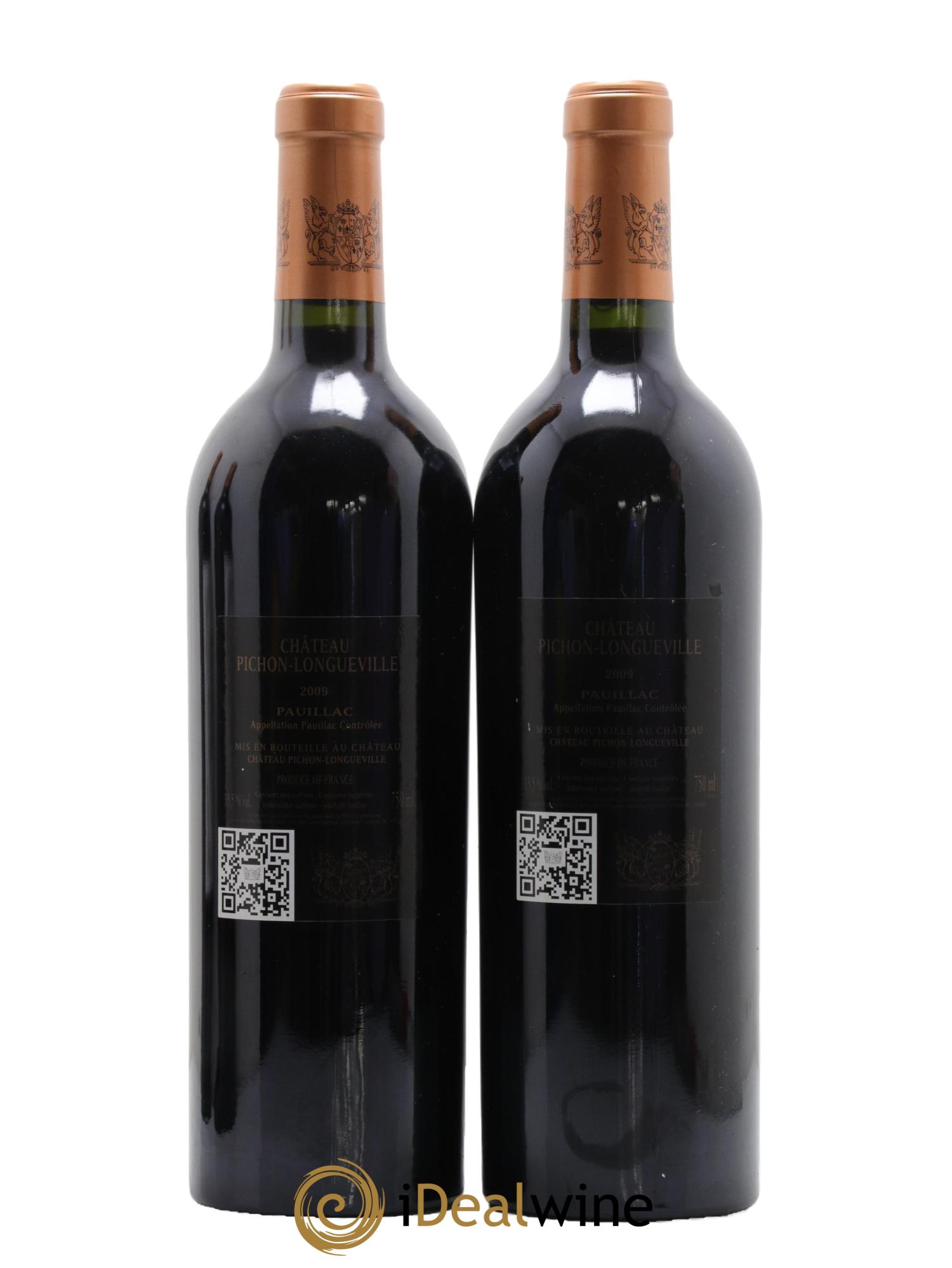 Pichon Longueville Baron 2ème Grand Cru Classé 2009 - Lot de 2 bouteilles - 1