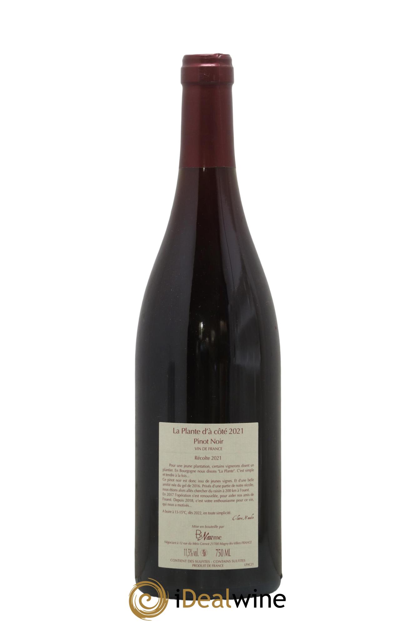 Vin de France La Plante d'à côté Naudin-Ferrand (Domaine) 2021 - Lot de 1 bouteille - 1