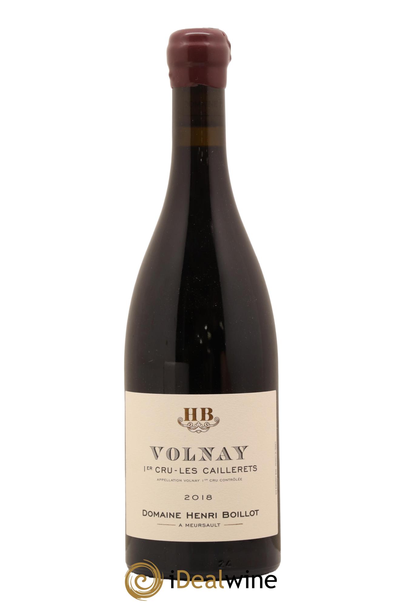 Volnay 1er Cru Les Caillerets Henri Boillot (Domaine) 2018 - Lot de 1 bouteille - 0