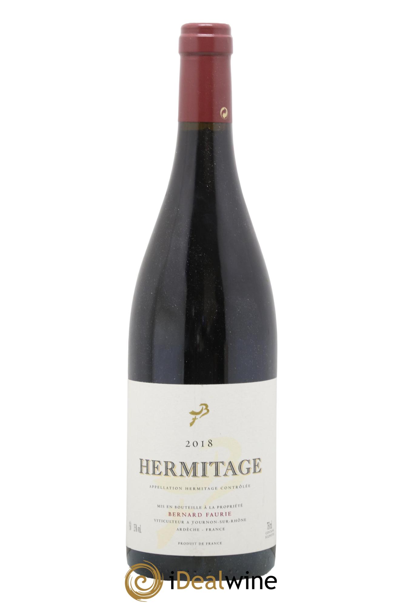 Hermitage Les Bessards (capsule rouge) Bernard Faurie 2018 - Lot de 1 bouteille - 0