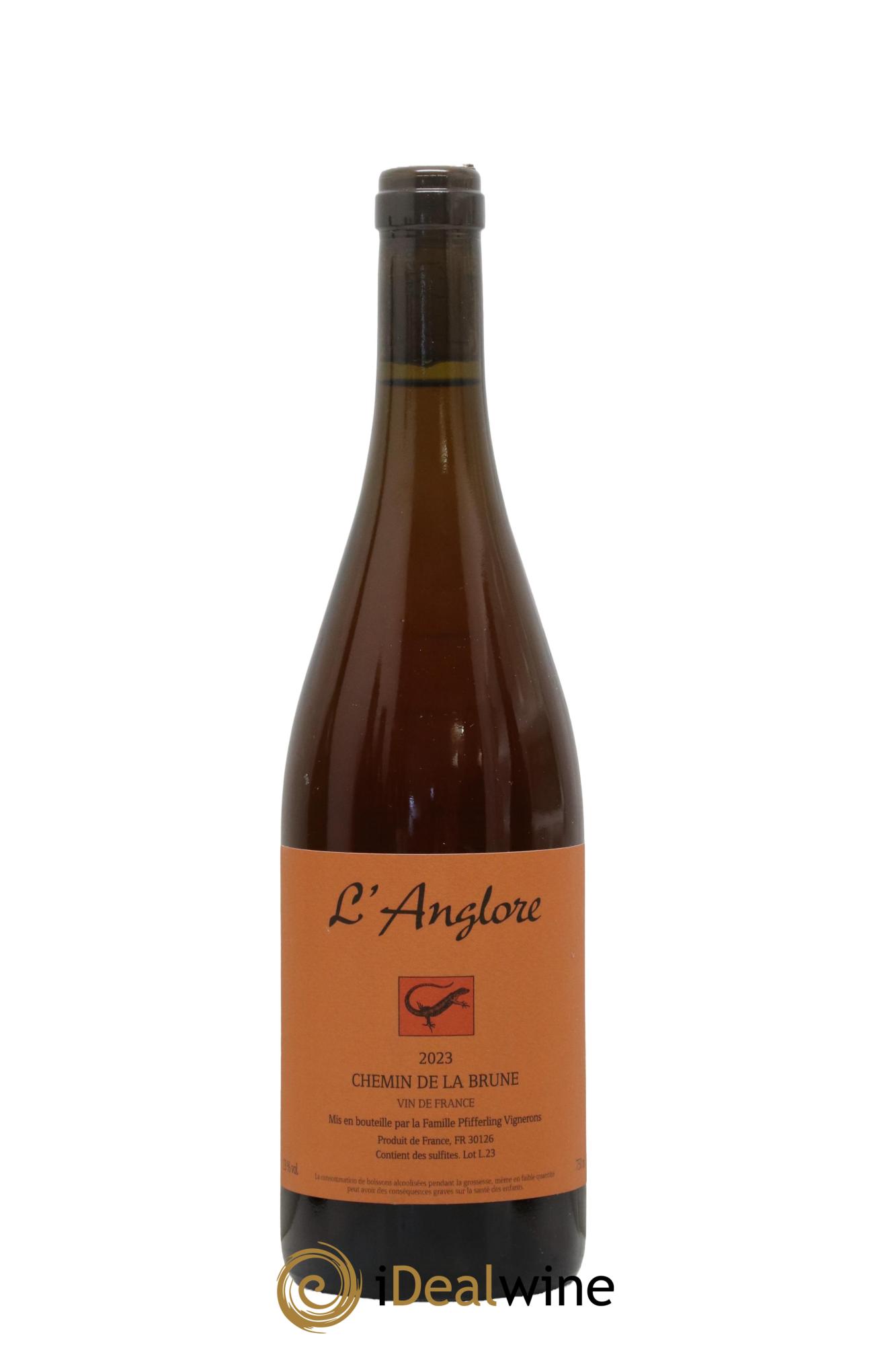 Vin de France Chemin de la brune L'Anglore 2023 - Posten von 1 Flasche - 0