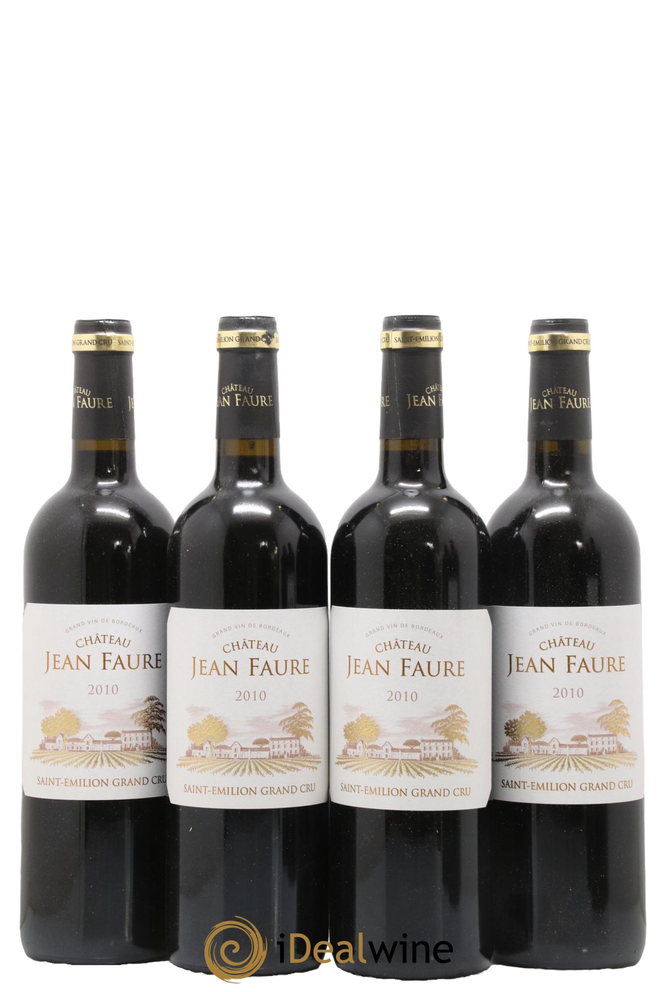 Château Jean Faure Grand Cru Classé 2010 - Lot de 4 bouteilles - 0