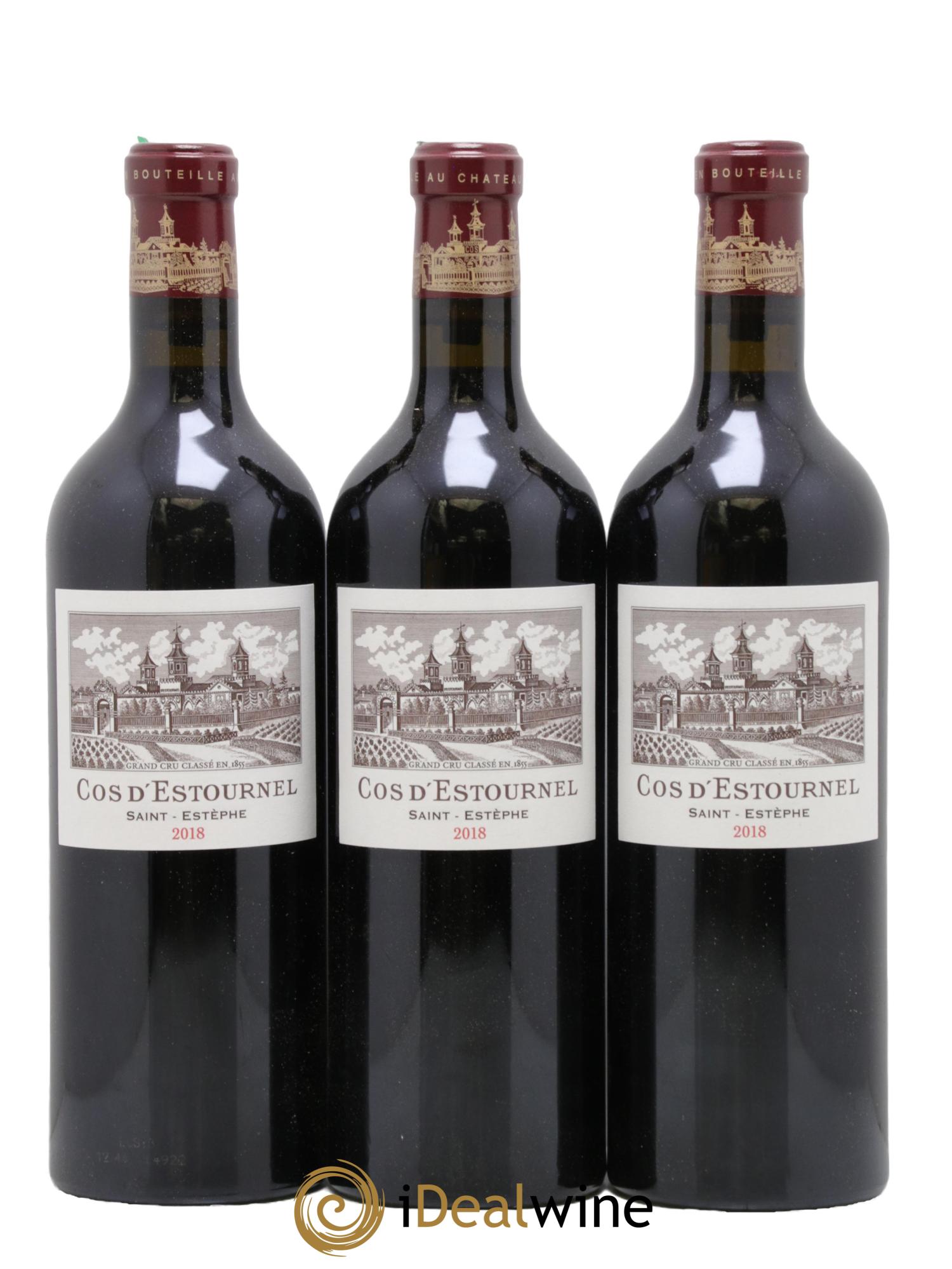 Cos d'Estournel 2ème Grand Cru Classé 2018 - Lot of 3 bottles - 0