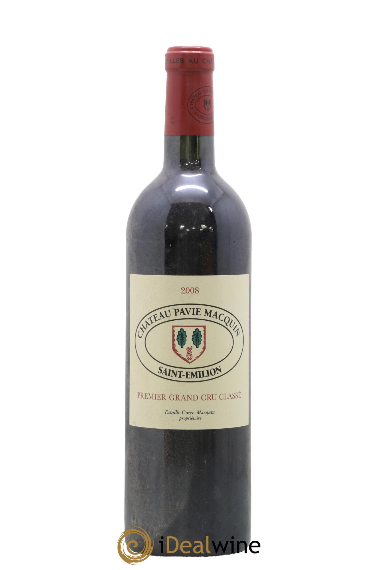 Château Pavie Macquin 1er Grand Cru Classé B 2008 - Lot of 1 bottle - 0