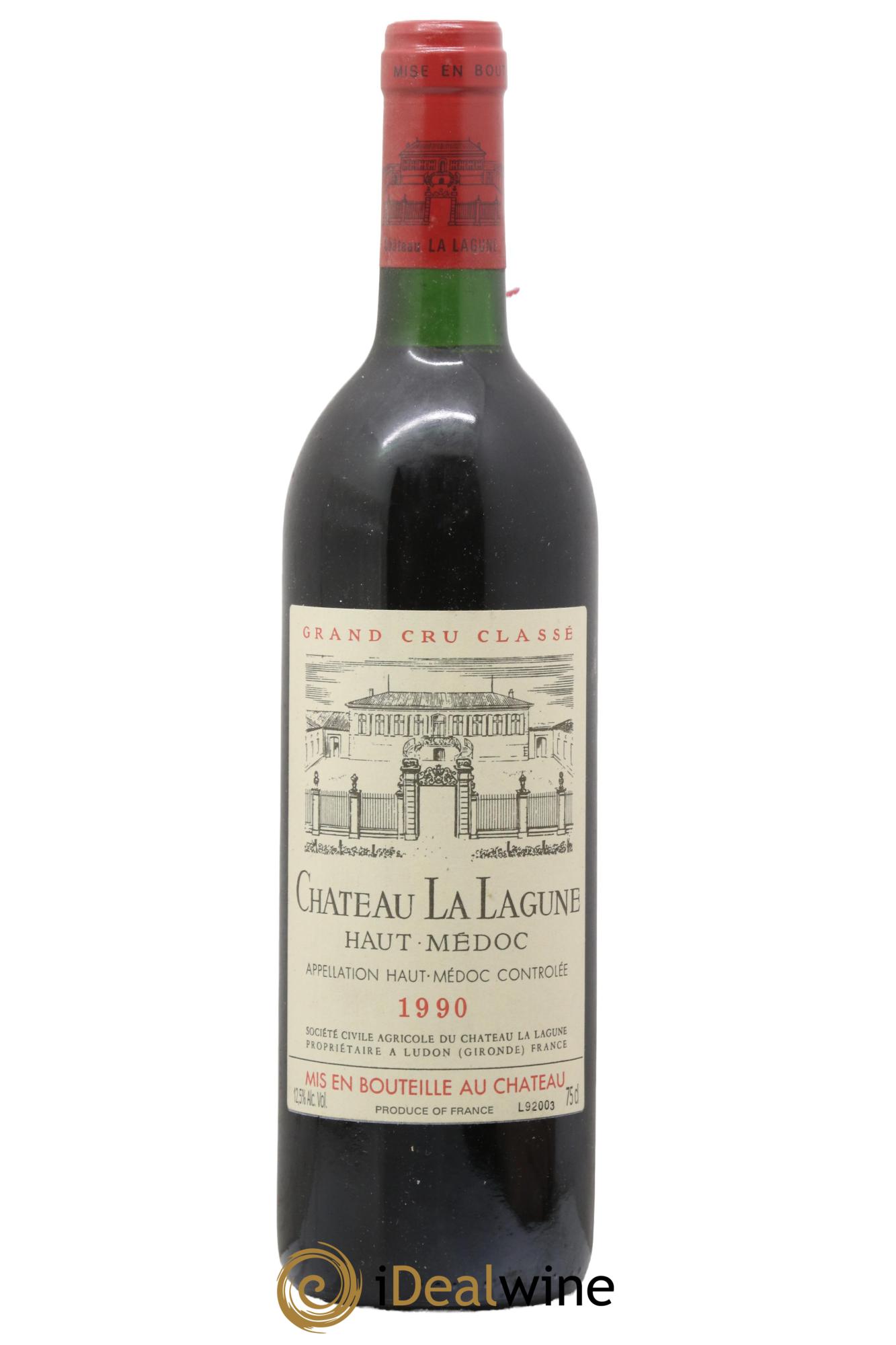 Château la Lagune 3ème Grand Cru Classé 1990 - Lotto di 1 bottiglia - 0