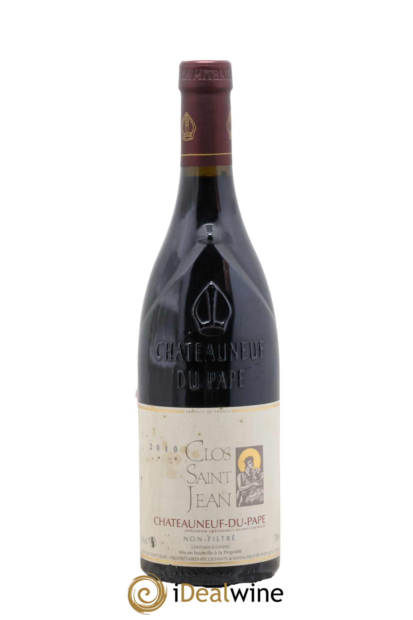 Châteauneuf-du-Pape Clos Saint-Jean Pascal et Vincent Maurel 2010 - Lot de 1 bouteille - 0