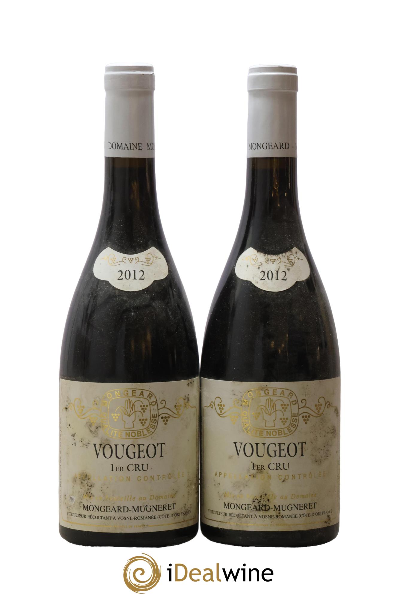 Vougeot 1er Cru Mongeard-Mugneret (Domaine) 2012 - Lot of 2 bottles - 0