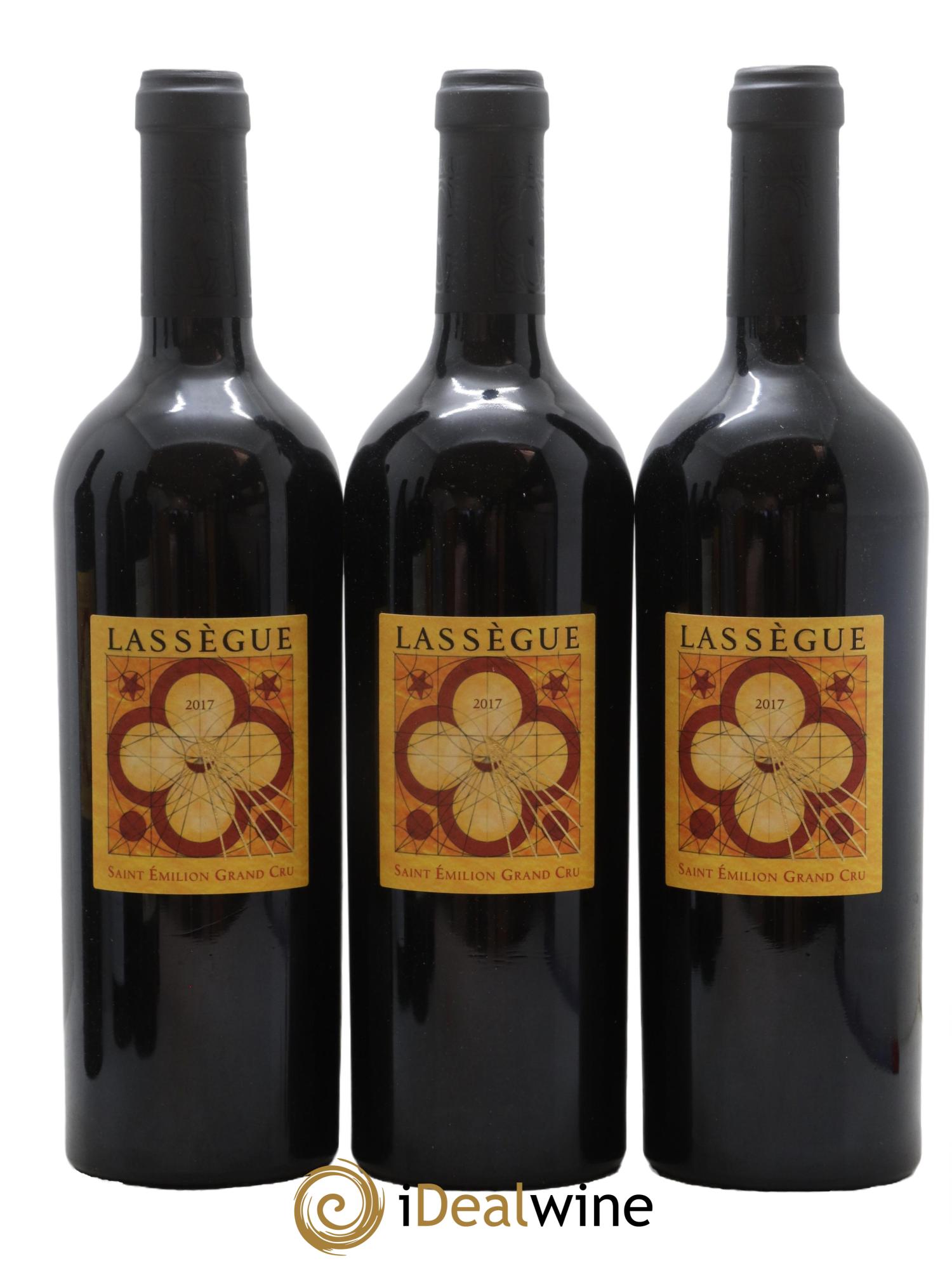 Saint-Émilion Grand Cru Château Lassègue 2017 - Lot de 6 bouteilles - 1