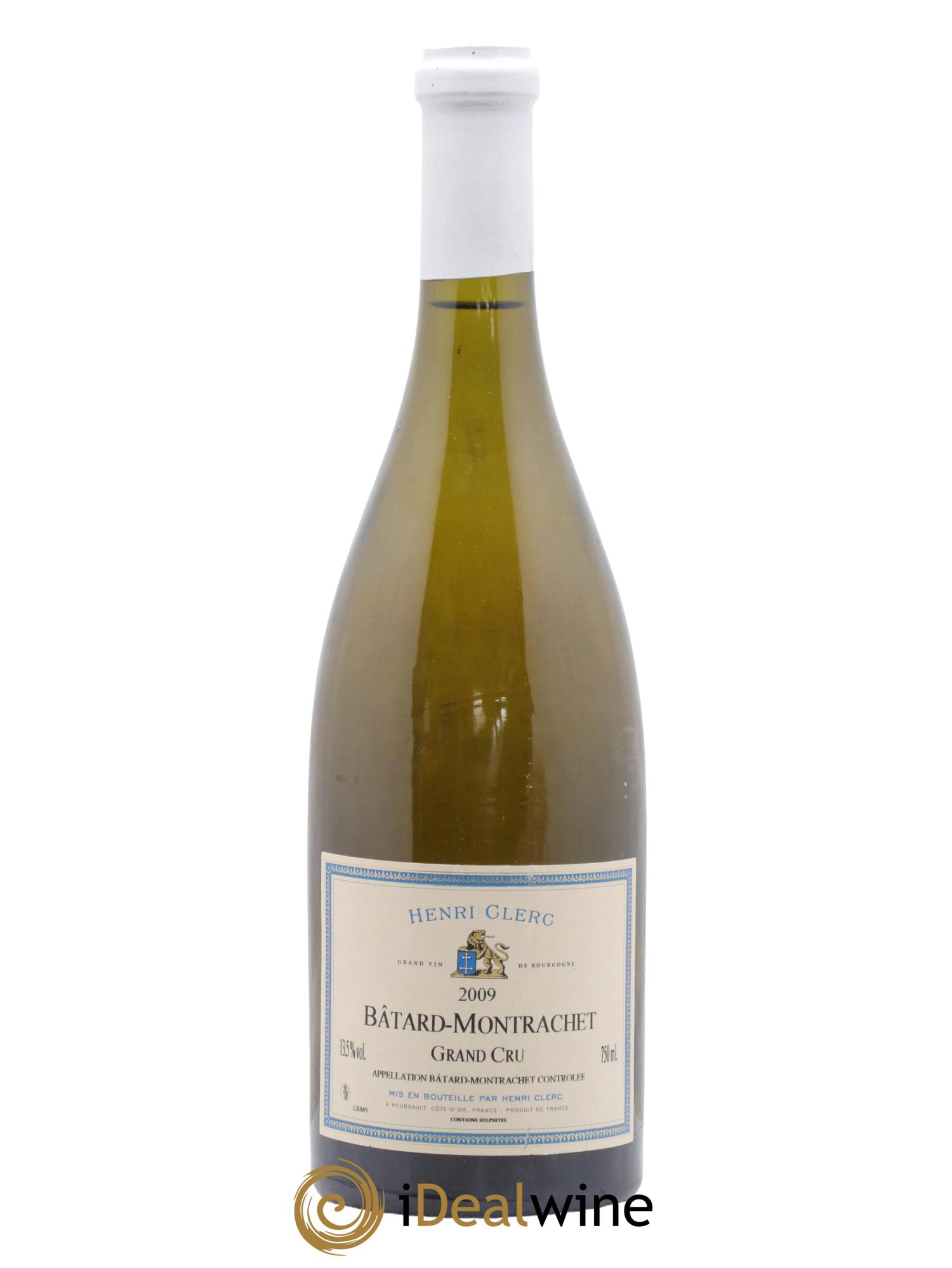 Bâtard-Montrachet Grand Cru Henri Clerc 2009 - Lot de 1 bouteille - 0