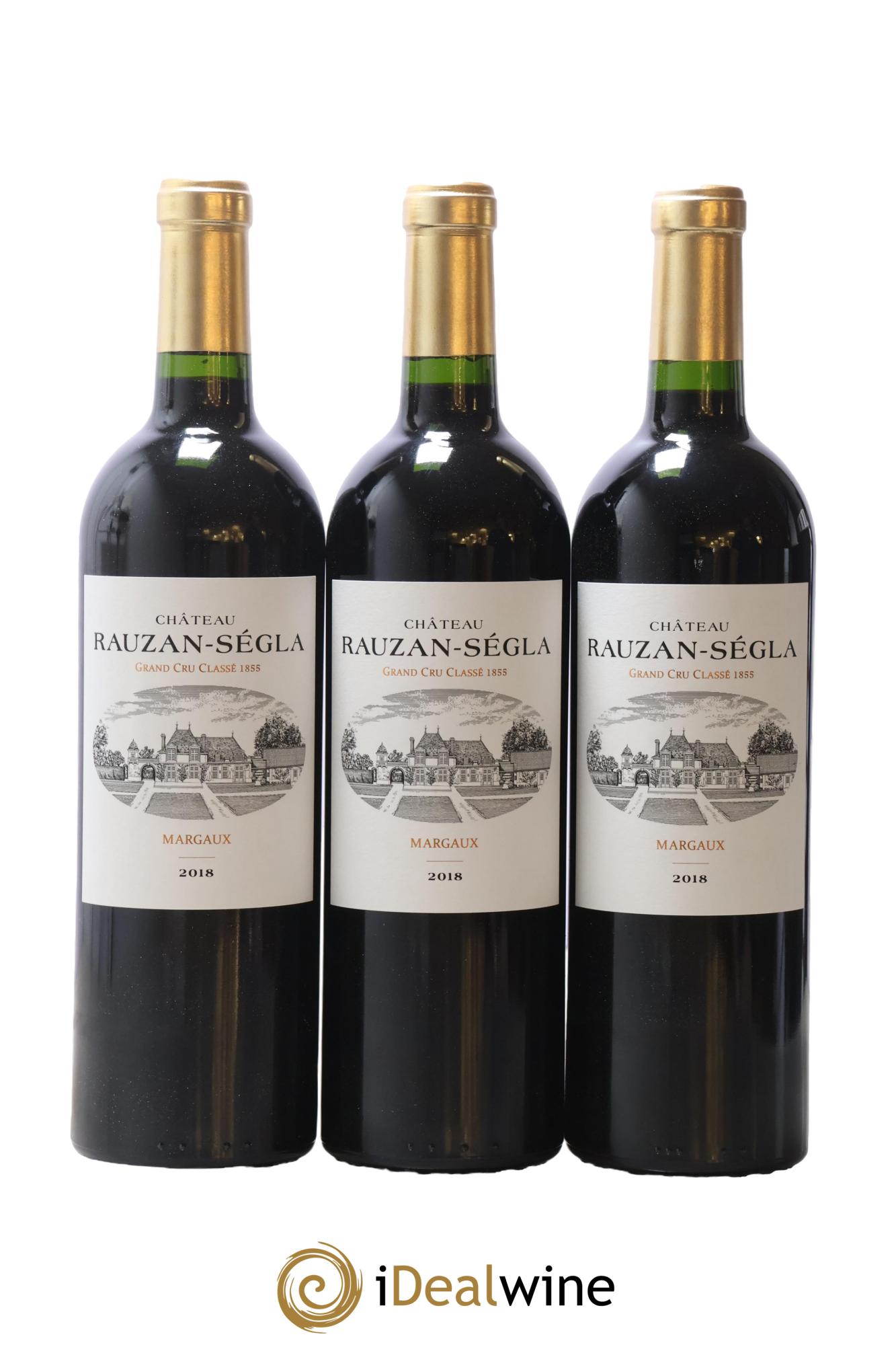 Château Rauzan Ségla Grand Cru Classé 2018 - Lot de 3 bouteilles - 0