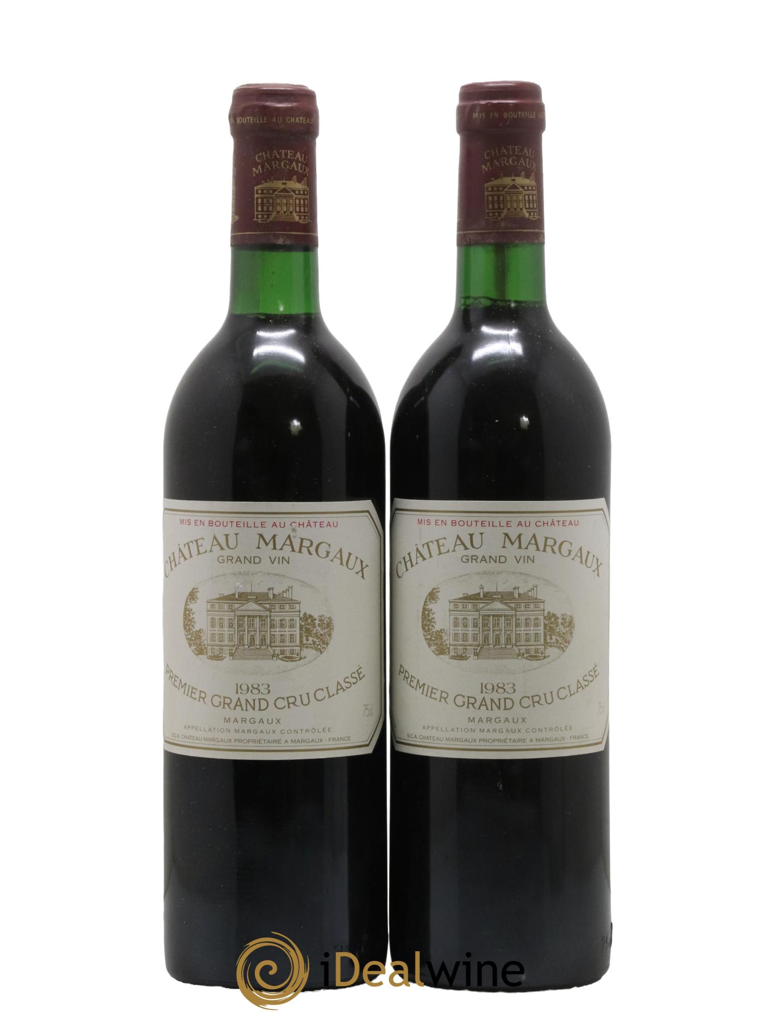 Château Margaux 1er Grand Cru Classé 1983 - Lot de 2 bouteilles - 0