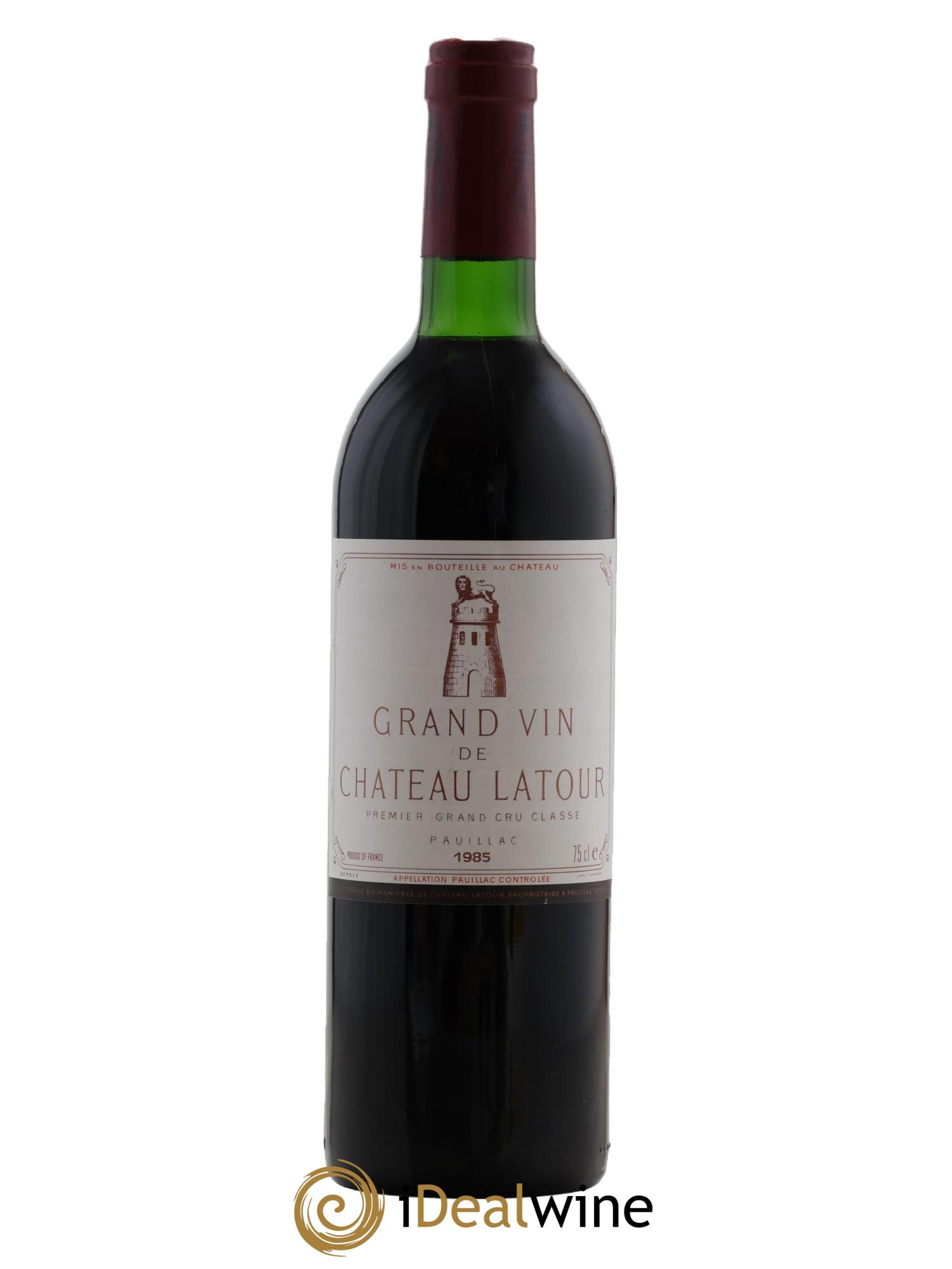 Château Latour 1er Grand Cru Classé 1985 - Lot de 1 bouteille - 0