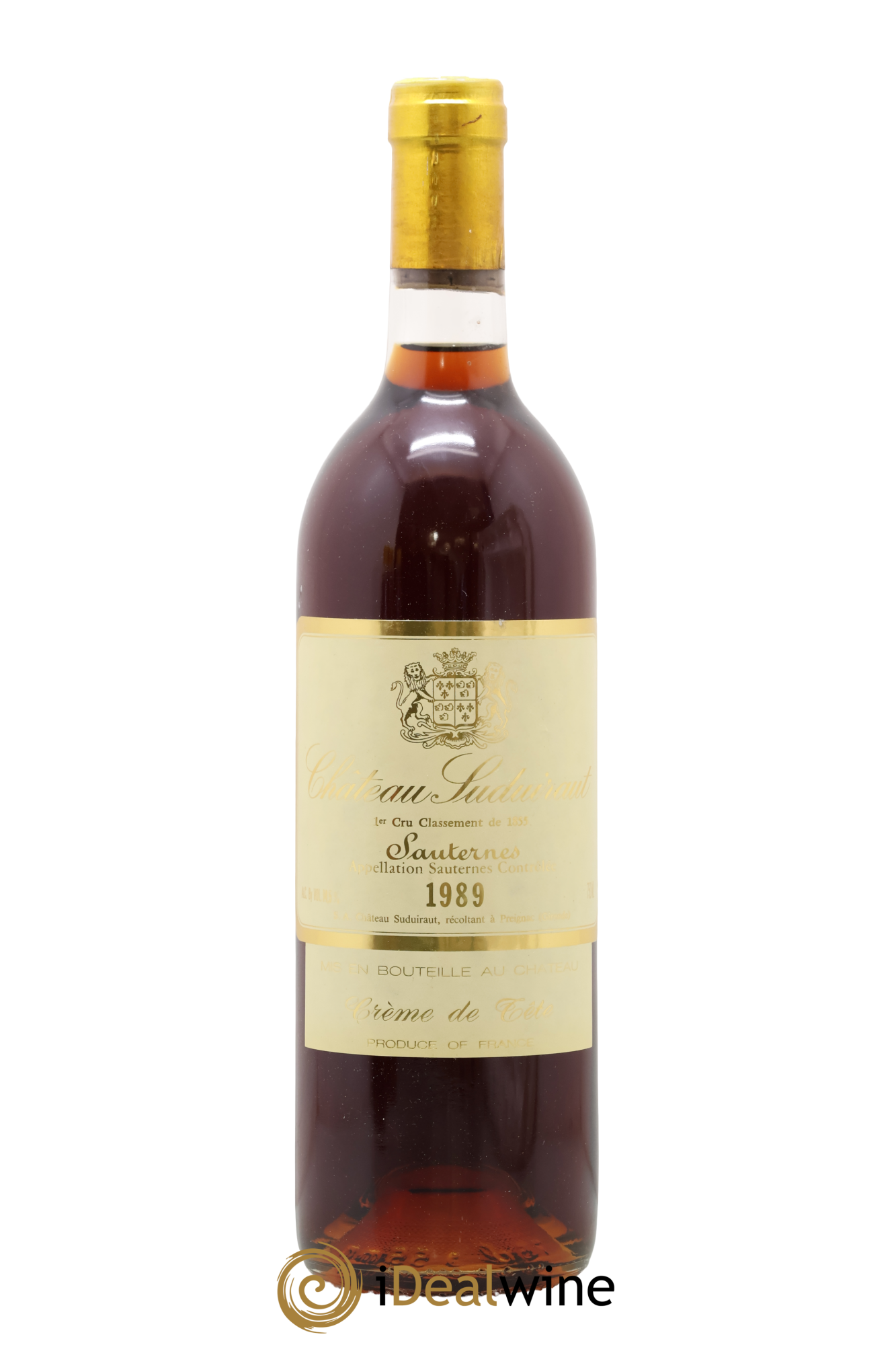 Château Suduiraut Crème de Tête Cuvée Madame 1er Grand Cru Classé 1989 - Lot de 1 bouteille - 0