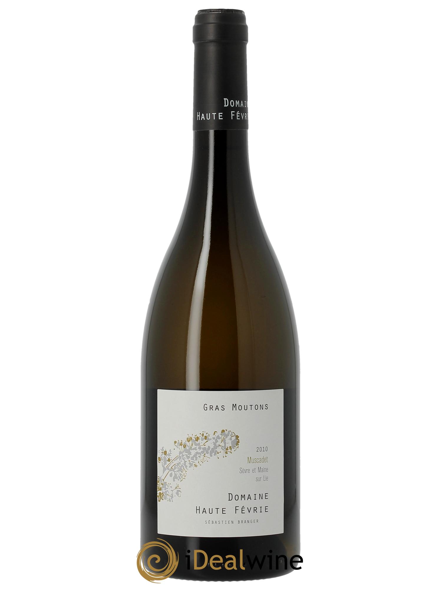 Muscadet-Sèvre-et-Maine sur lie Gras Mouton Haute Févrie  2010 - Lotto di 1 bottiglia - 0